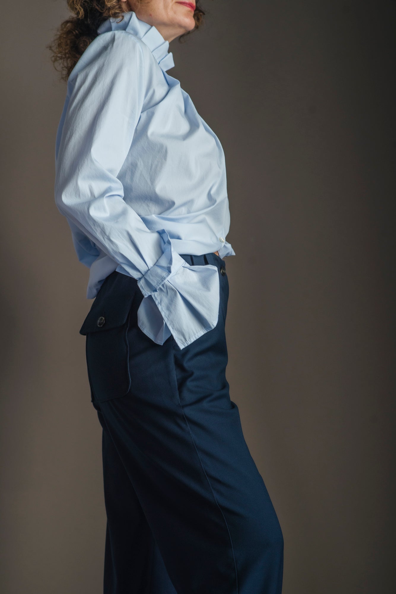 Pantalone Mod. Alessia Bly Navy