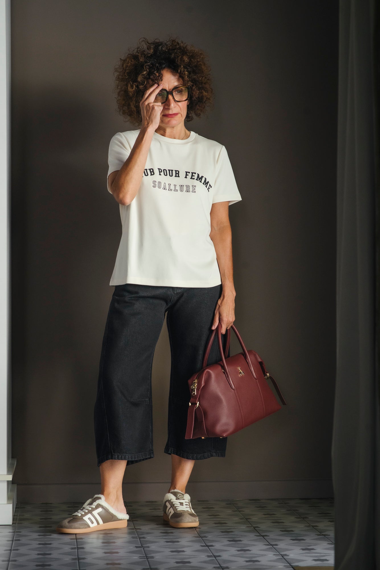 T-shirt Club Pour Femme avorio