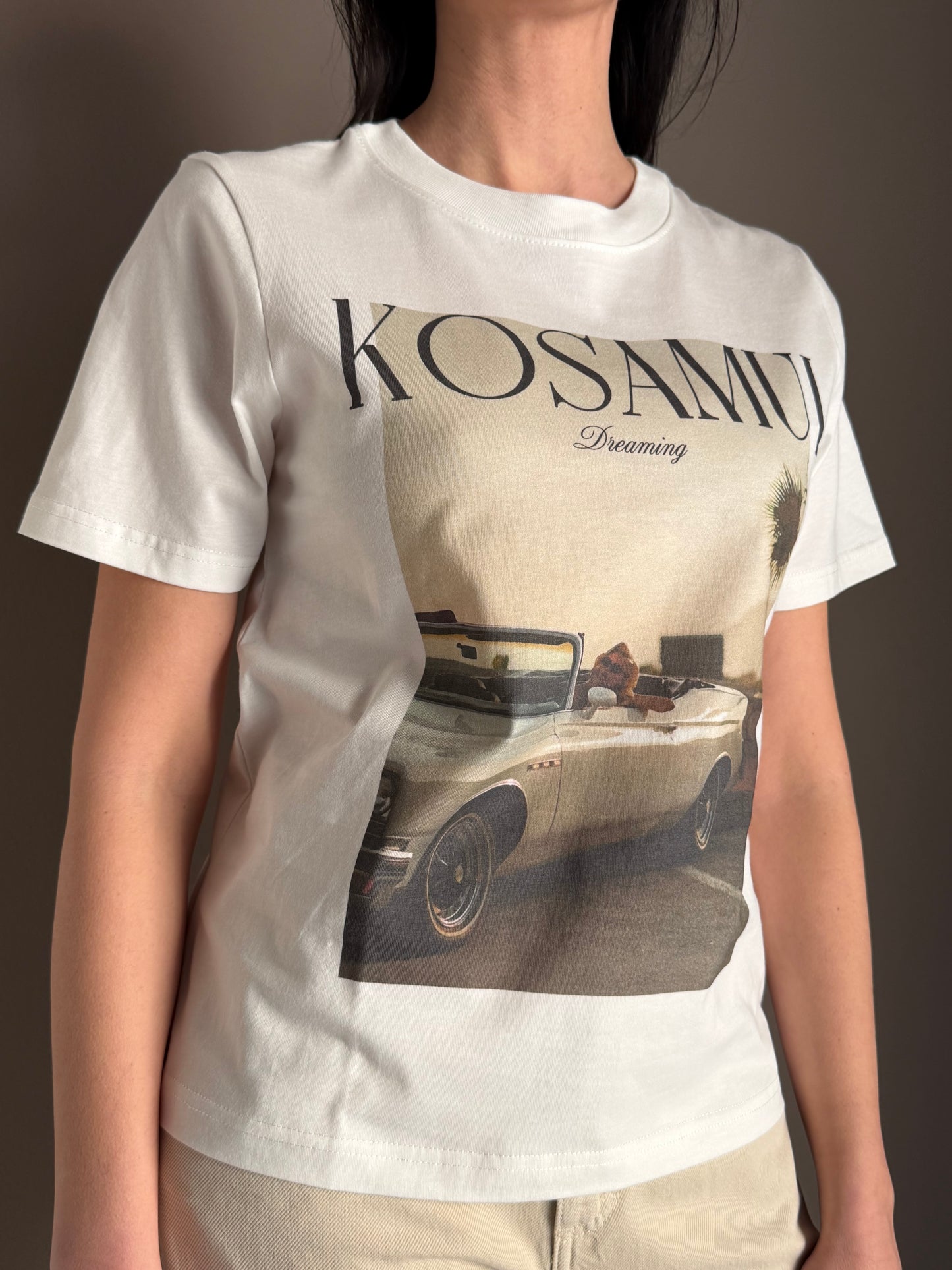 T-Shirt Ko Samui “Dreaming” avorio vintage