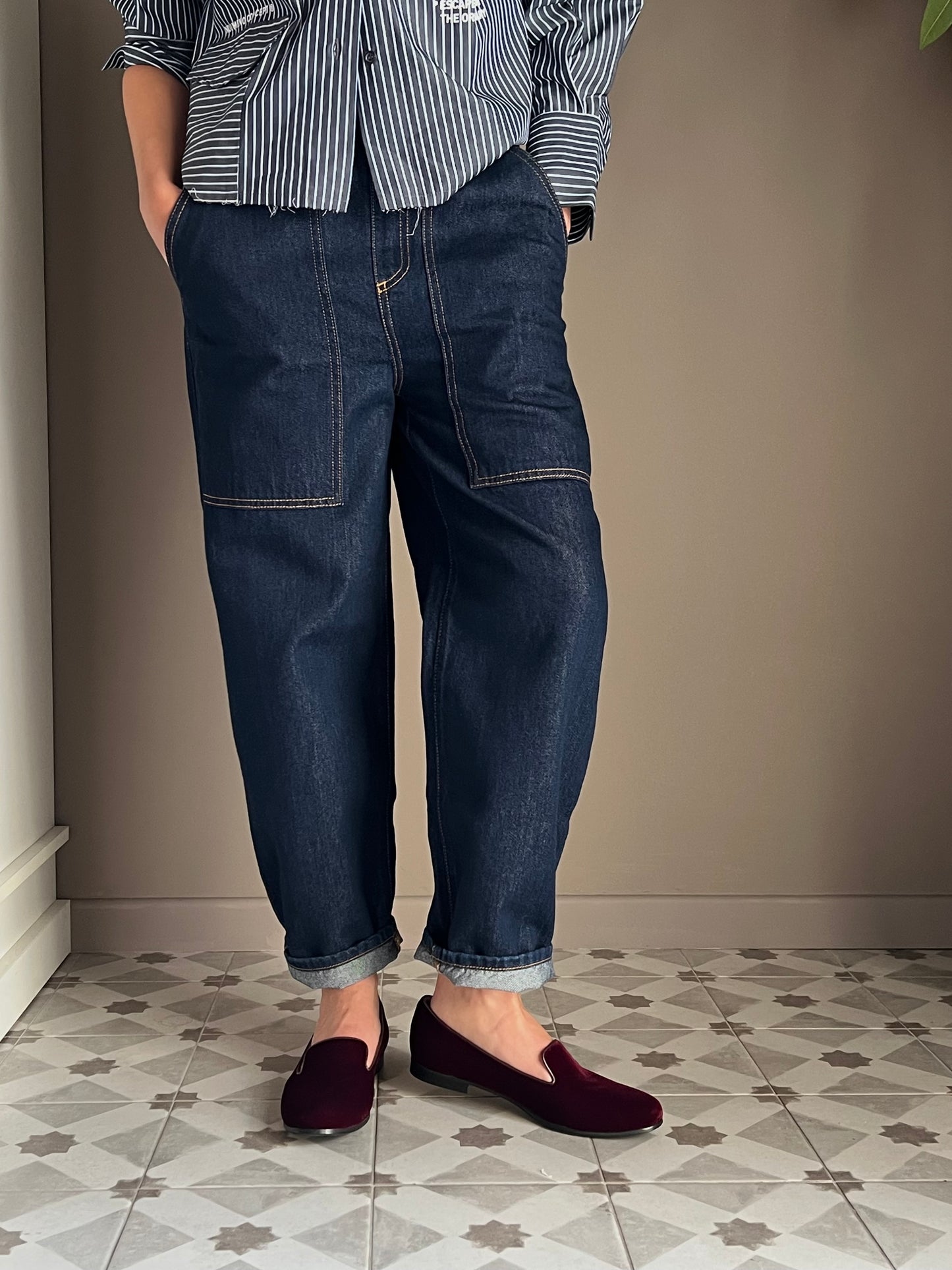 Pantalone denim Alessia Santi