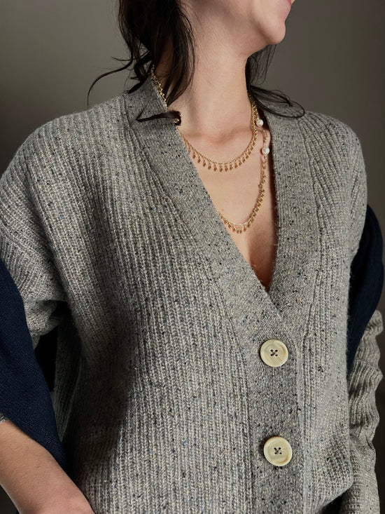 Cardigan oversize mélange Alessia Santi