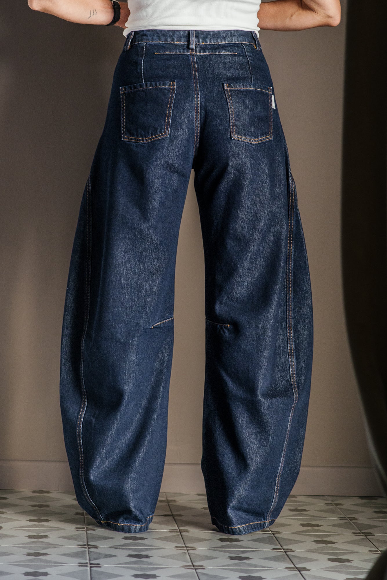 Pantalone jeans barrel fit - So Allure