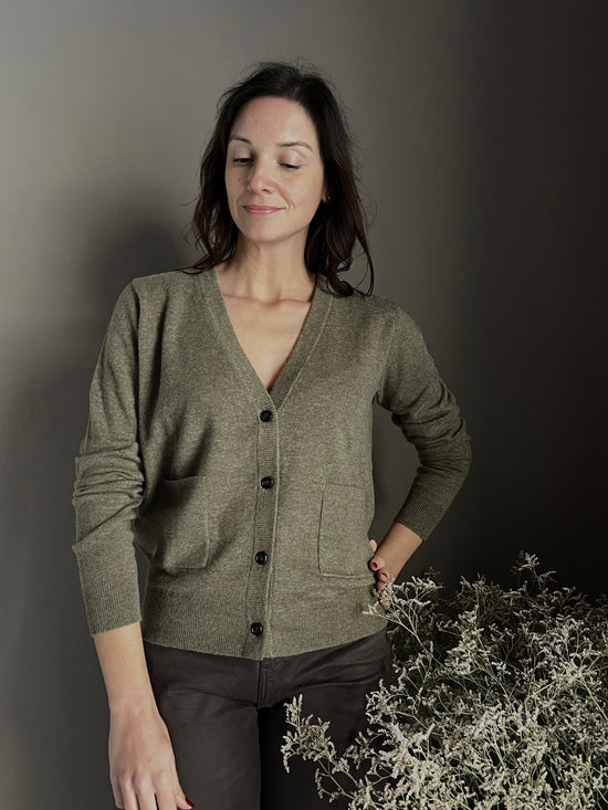 Cardigan in puro cashemire Notshy Salvia