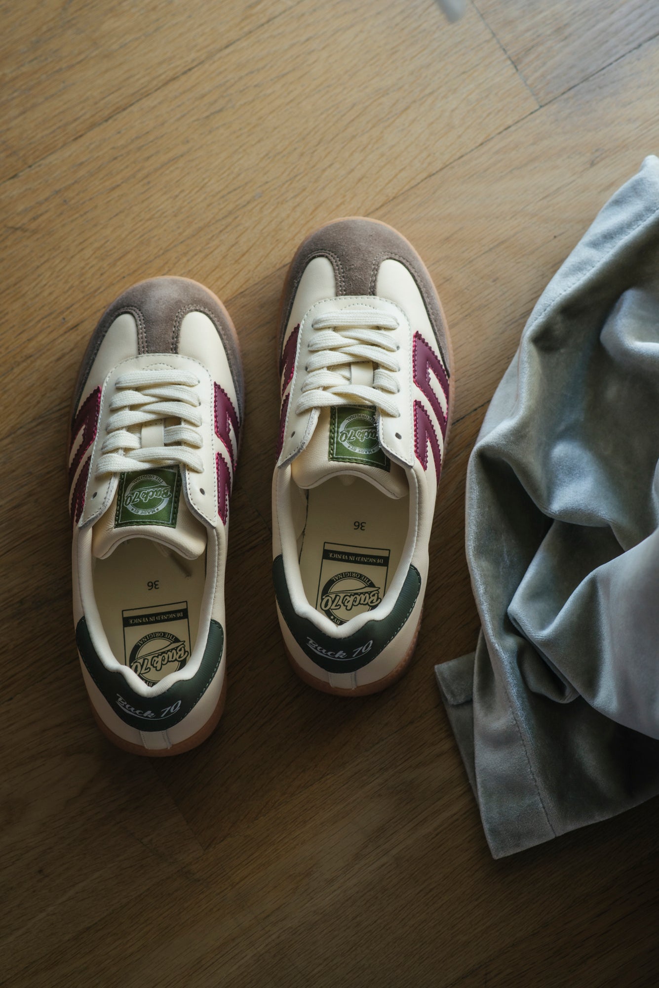 Sneakers in pelle e suede Black 70