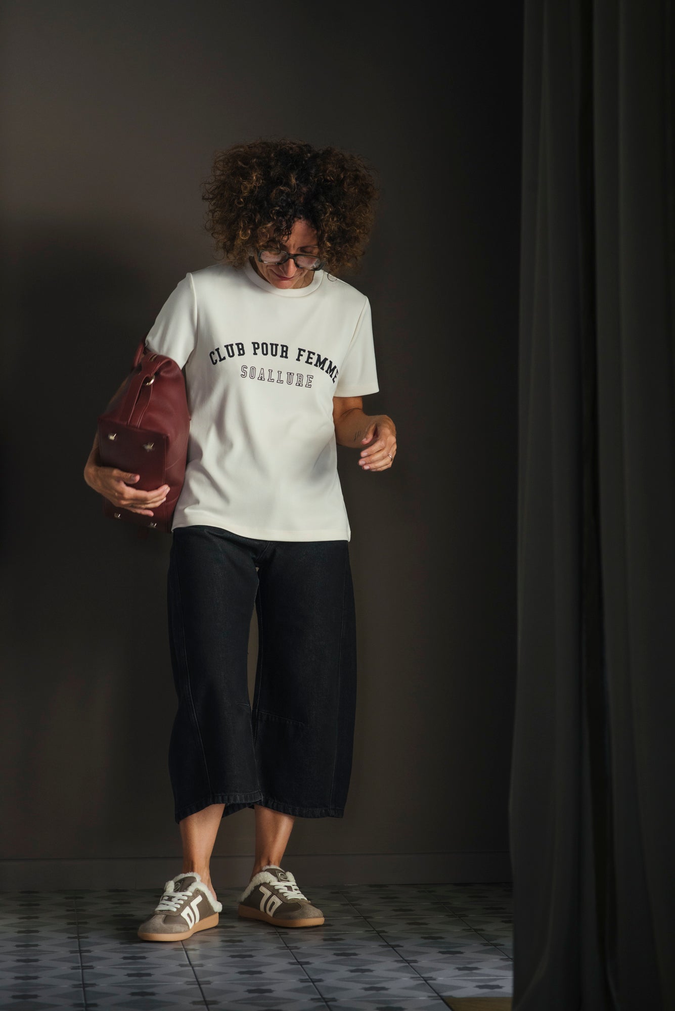 T-shirt Club Pour Femme avorio