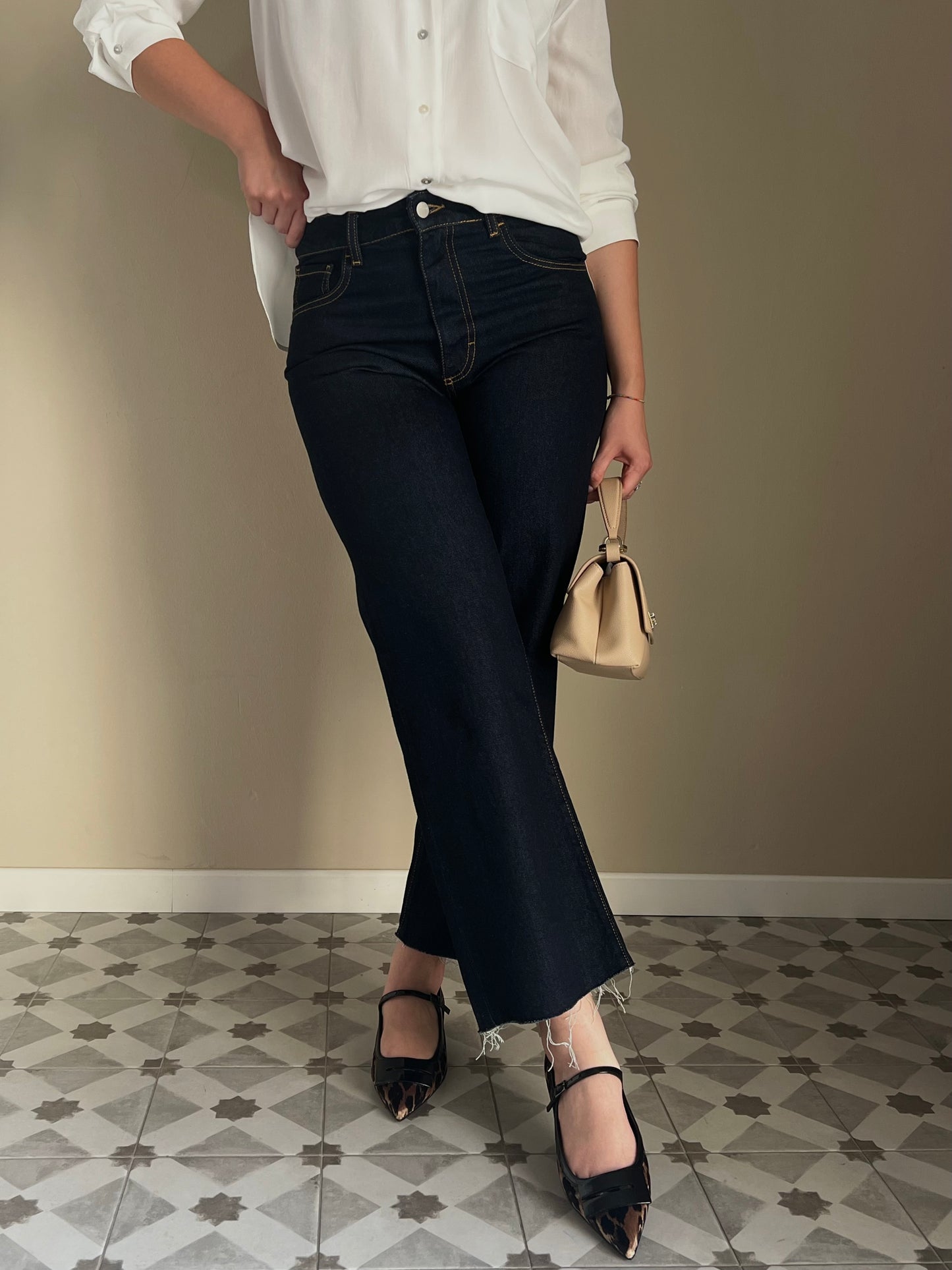 Pantalone denim Jill blu