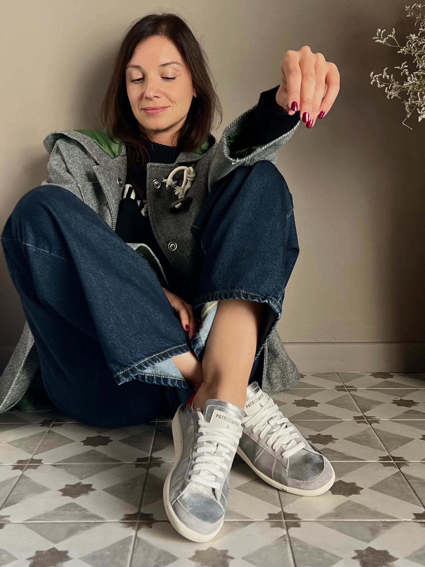 Sneakers Skin ‘93 in nappa laminata