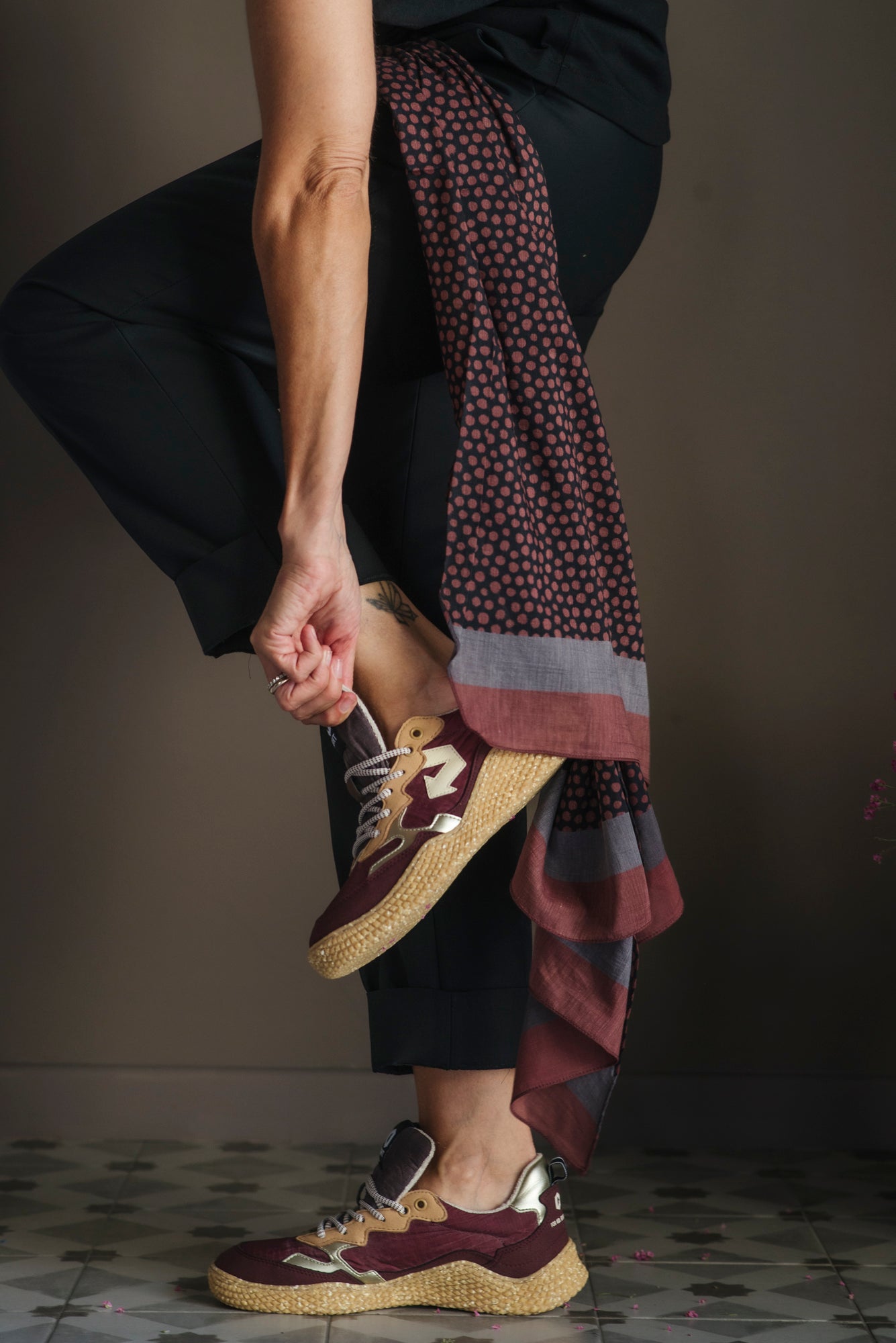 Sneakers ID.Eight Hana Merlot