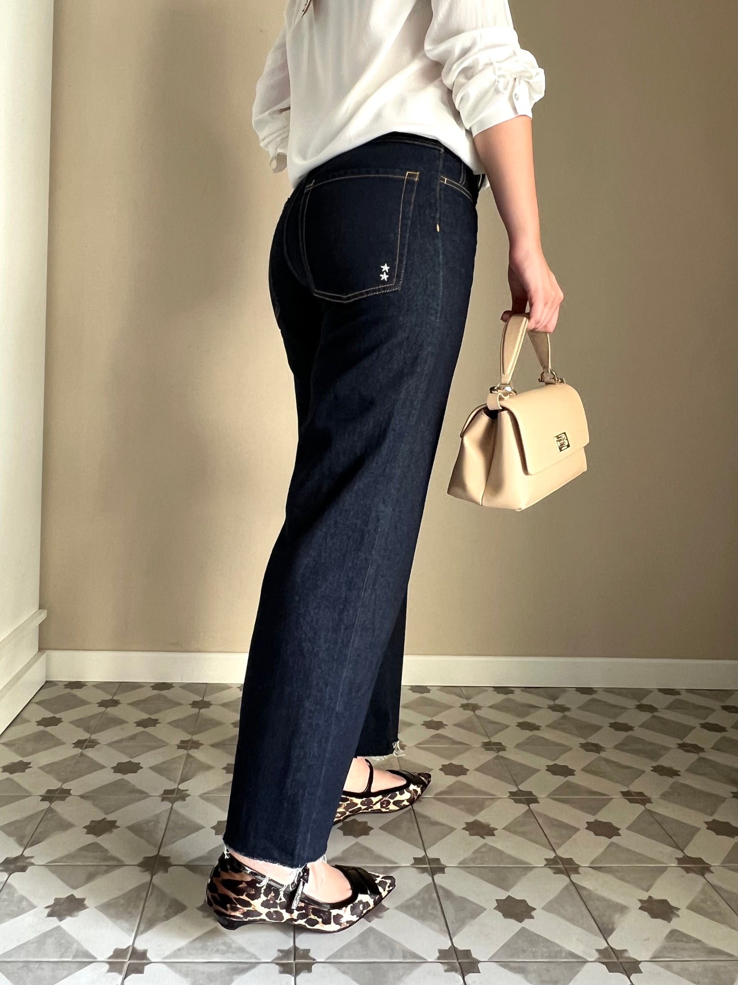 Pantalone denim Jill blu