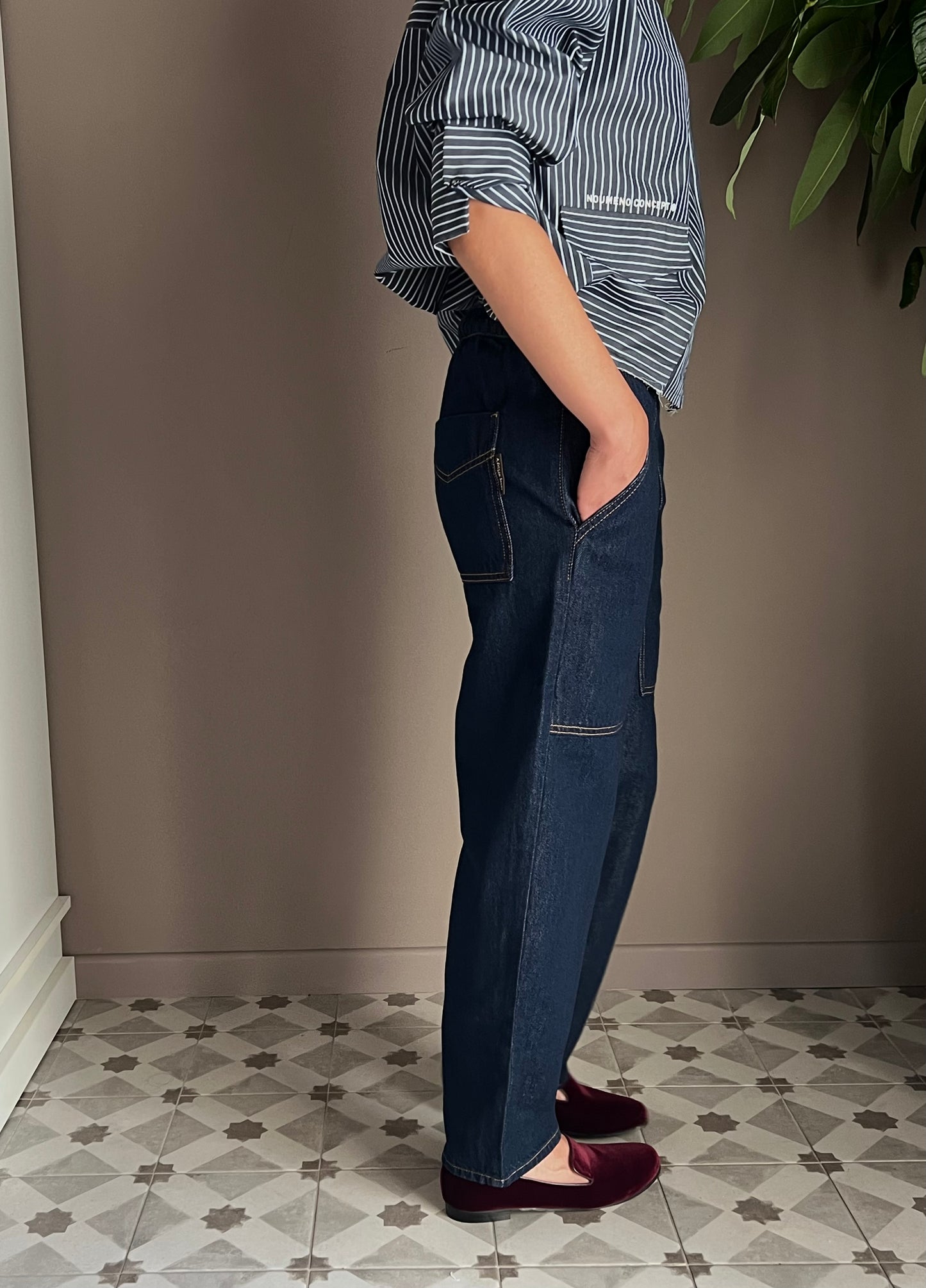 Pantalone denim Alessia Santi