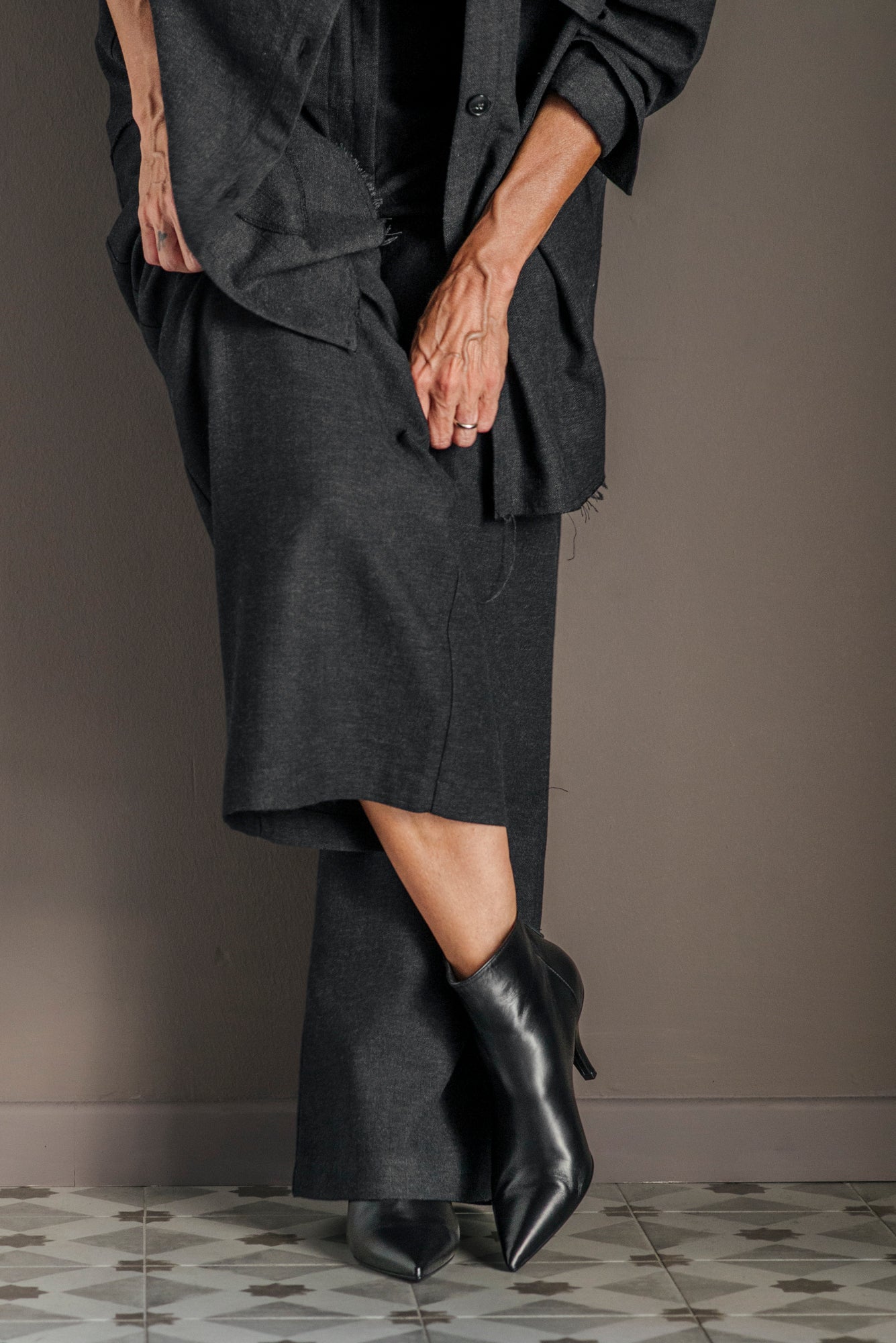 Stivaletto Chantal in Pelle Nera