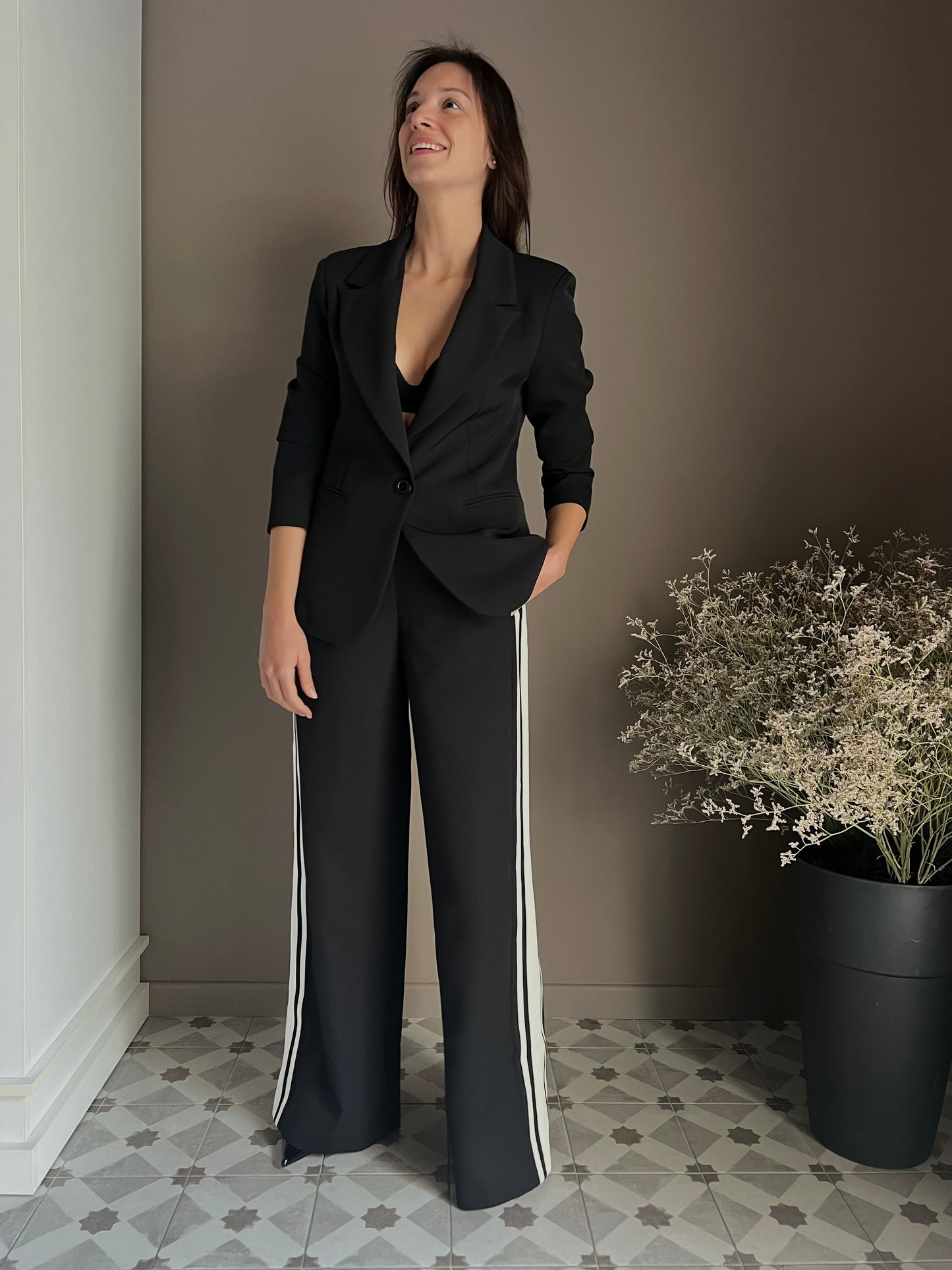 Pantalone Sporty-Chic Patrizia Pepe con Banda Laterale