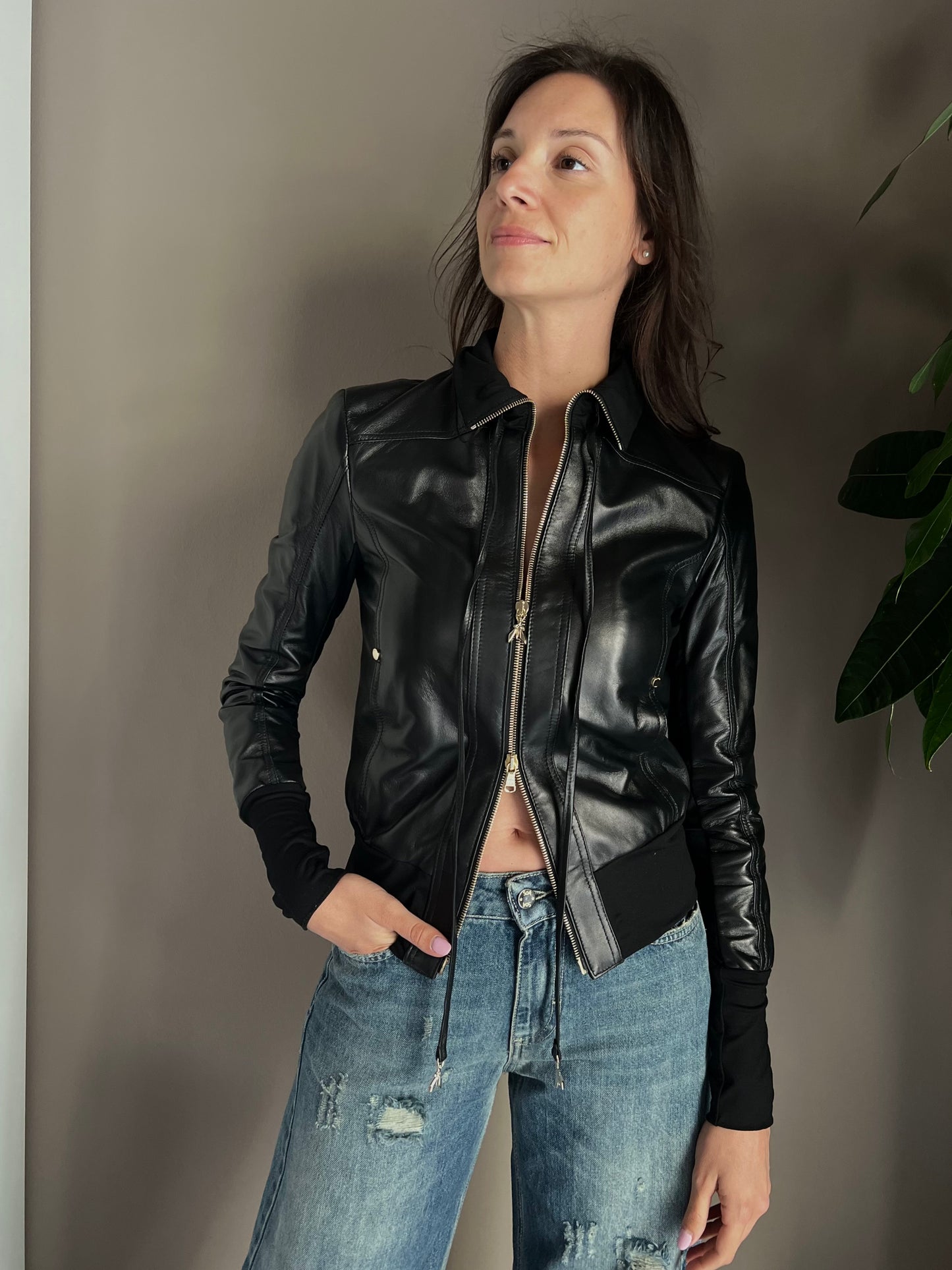 Giacca in pelle