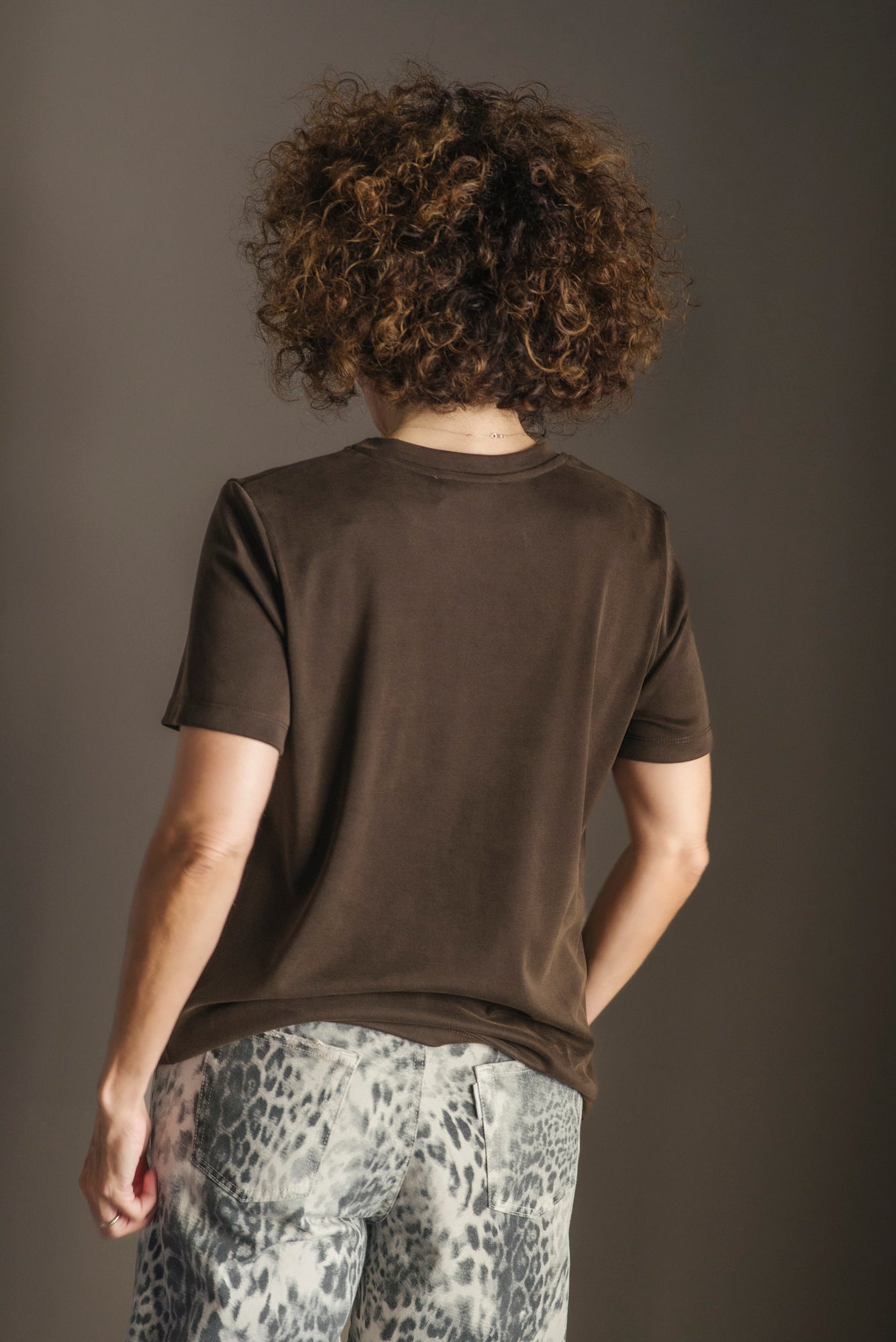 T-shirt Club Pour Femme cioccolato