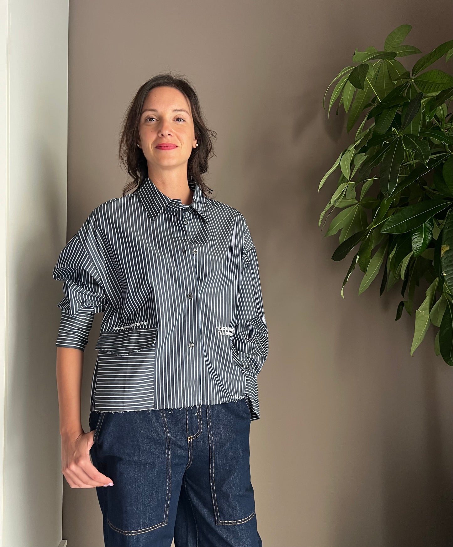 Camicia gessata Noumeno Concept