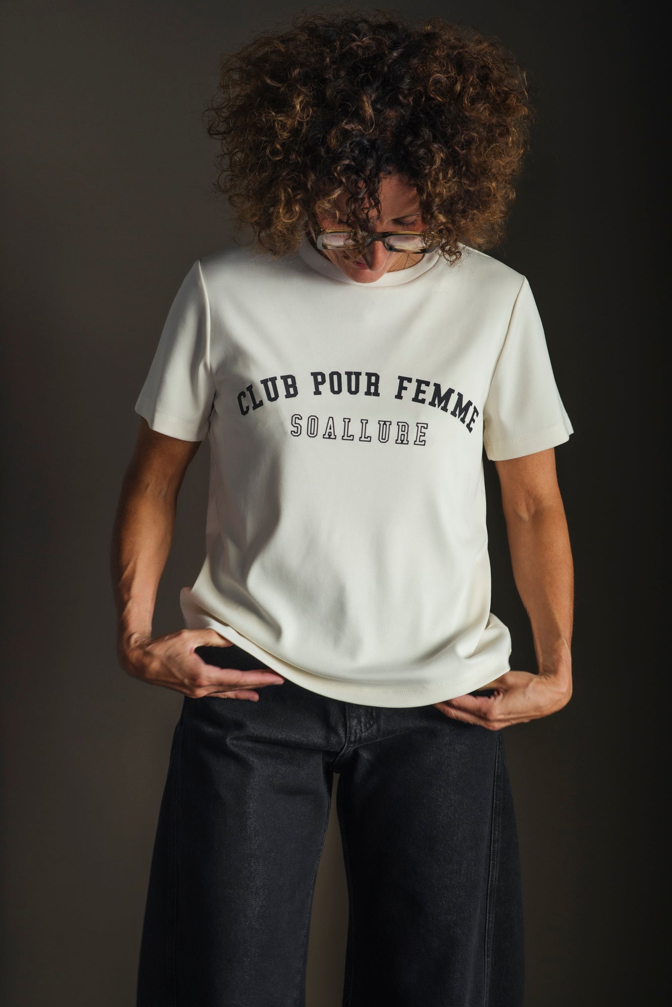 T-shirt Club Pour Femme avorio