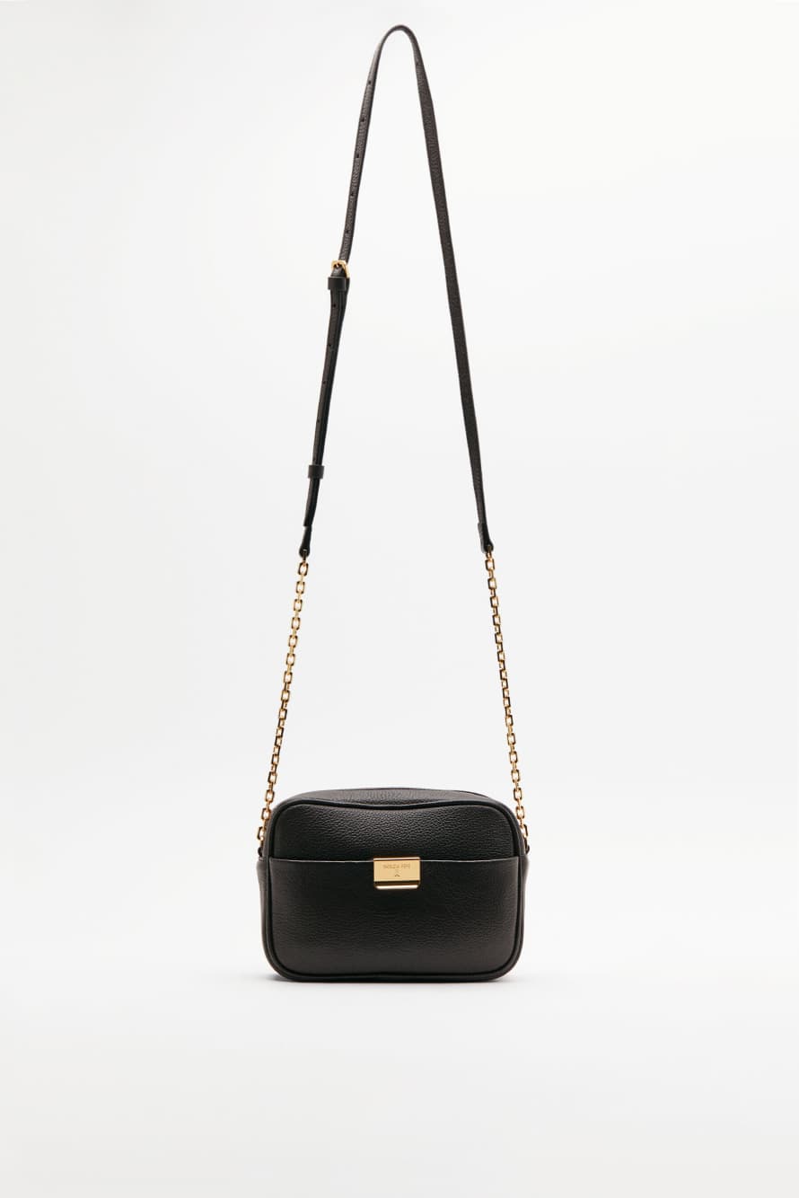Borsa Crossbody in Pelle Patrizia Pepe Moro
