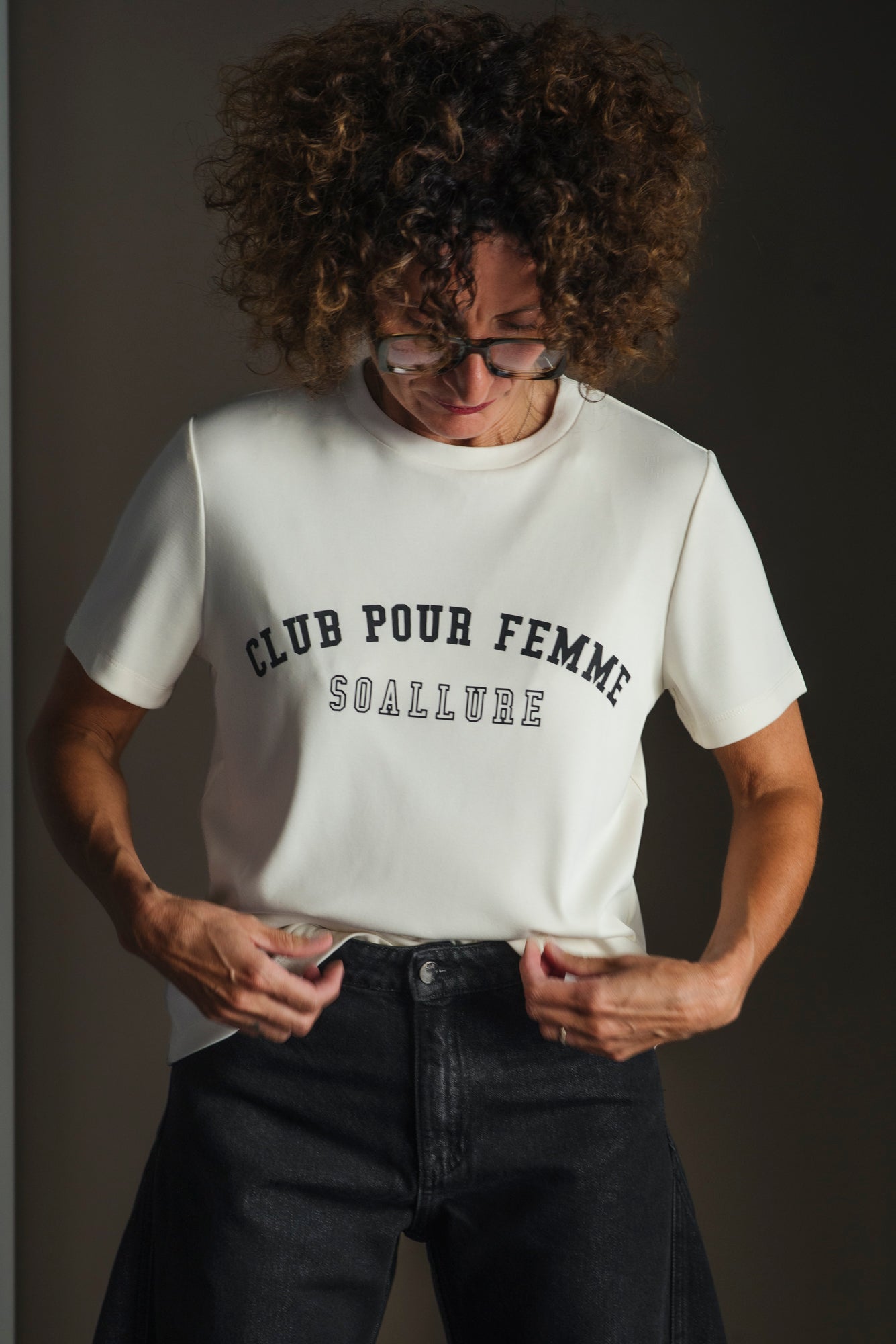 T-shirt Club Pour Femme avorio