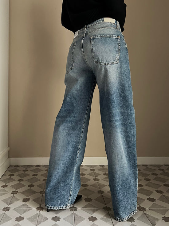 Pantalone denim Bea Blu medio