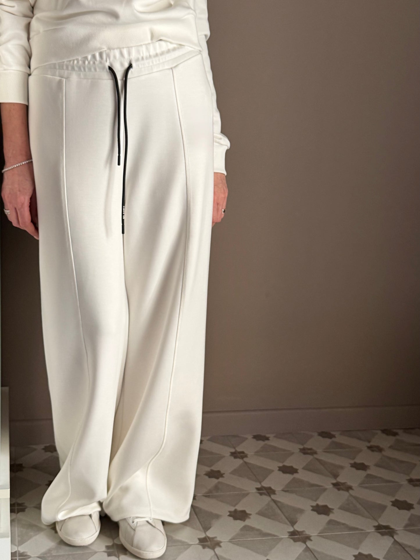 Pantalone in felpa rasata