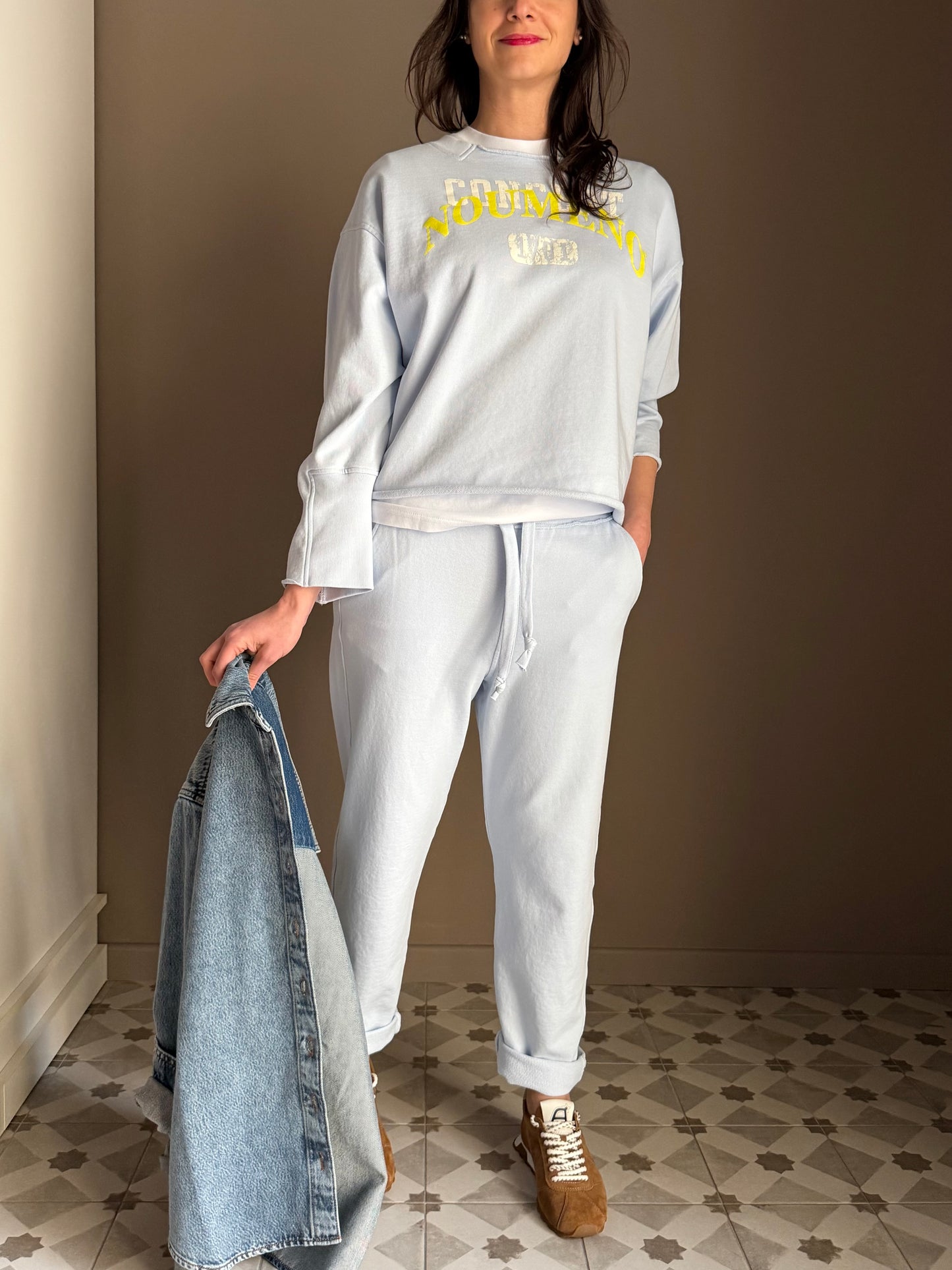 Pantalone in felpa con coulisse