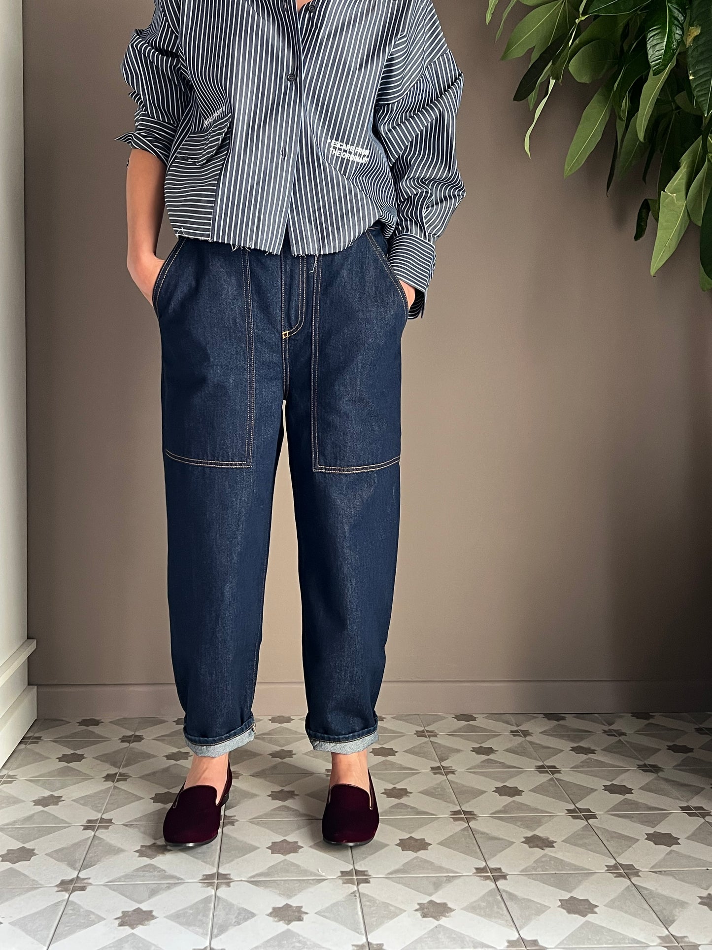 Pantalone denim Alessia Santi