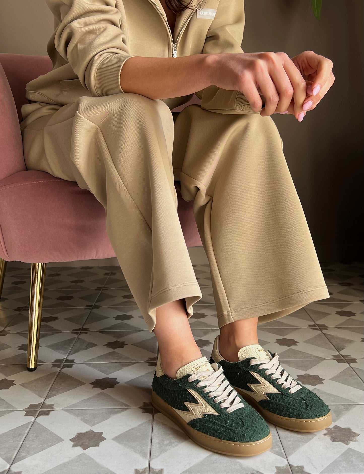 Sneakers in lana cotta Moaconcept
