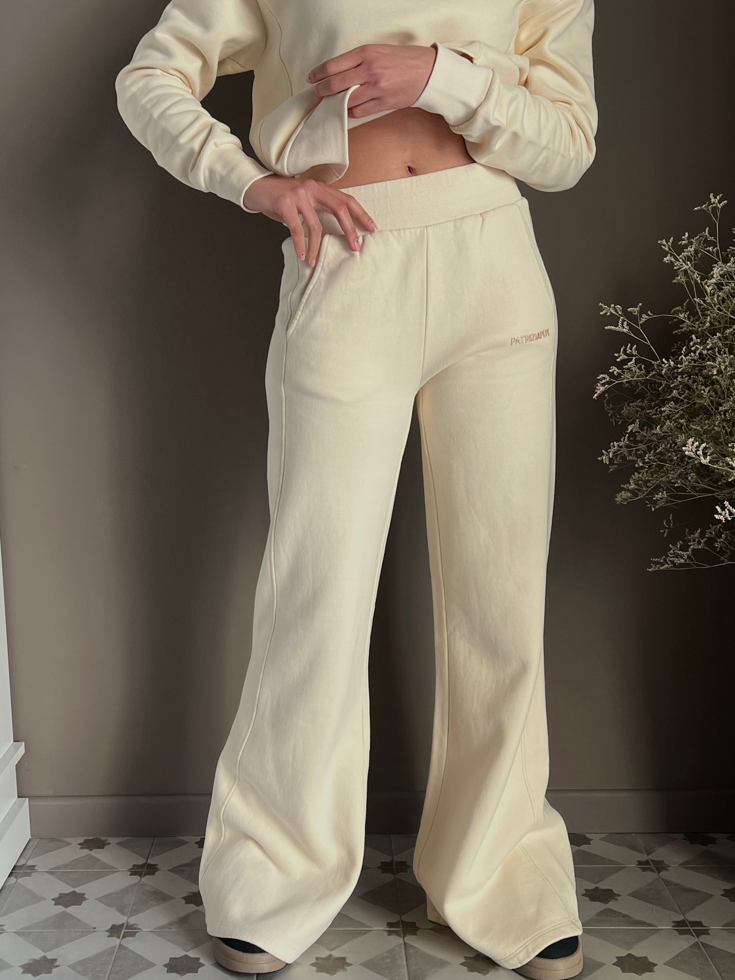Pantalone in felpa a palazzo Patrizia Pepe