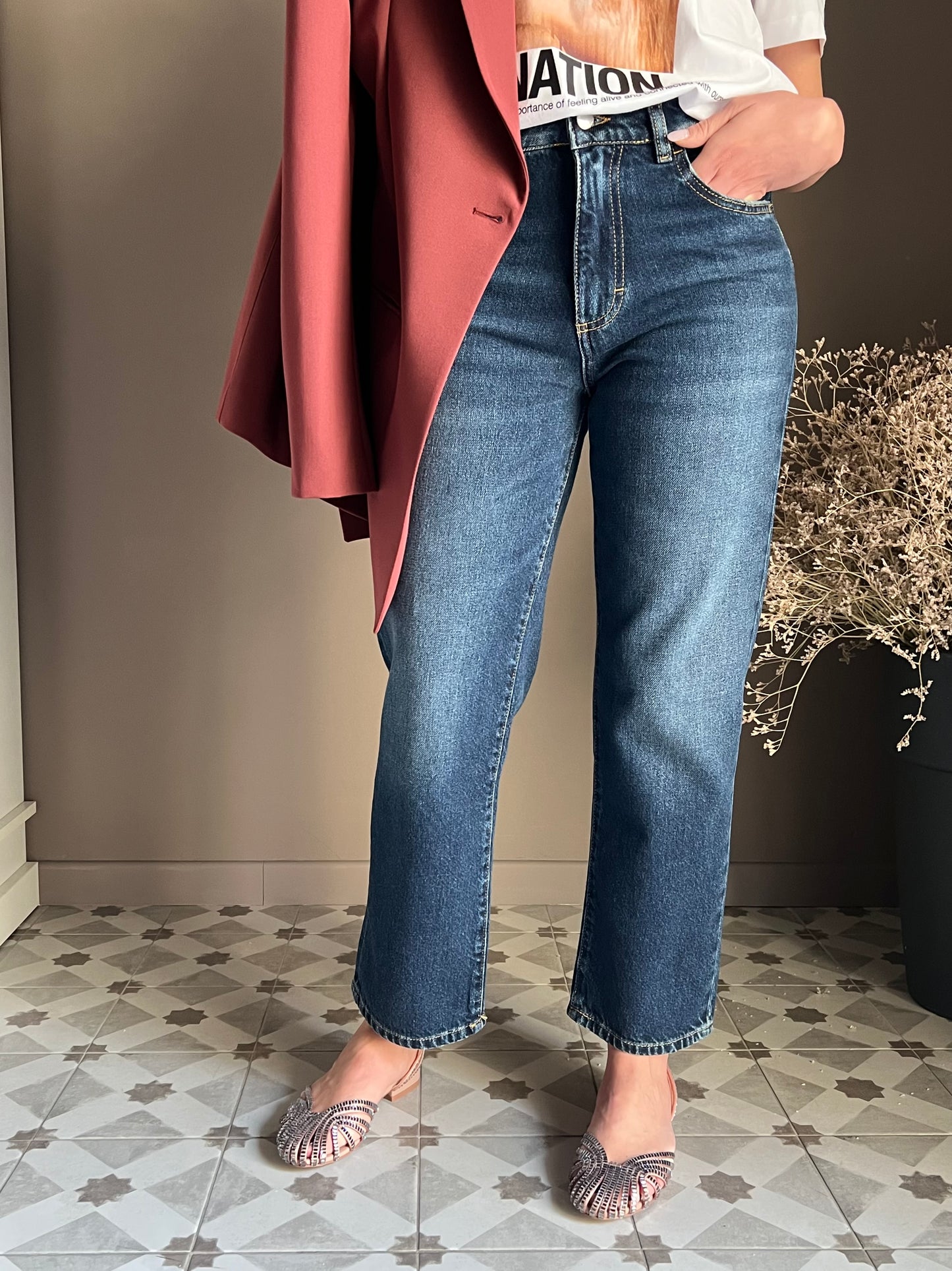 Pantalone Denim Mod Jill Deep Blue
