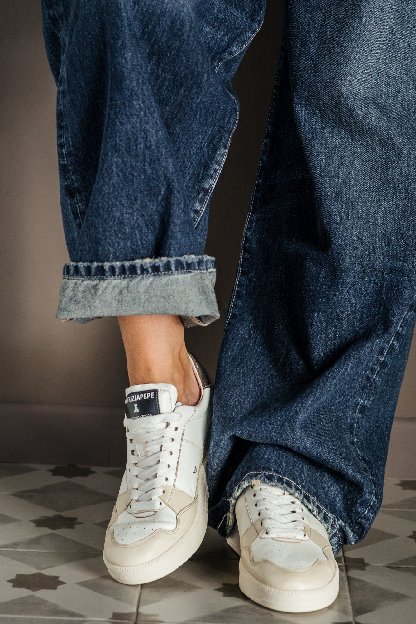 Sneakers in pelle Patrizia Pepe