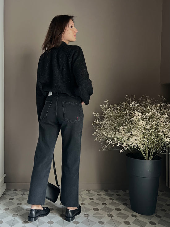 Pantalone Icon Denim Mod. Jill nero