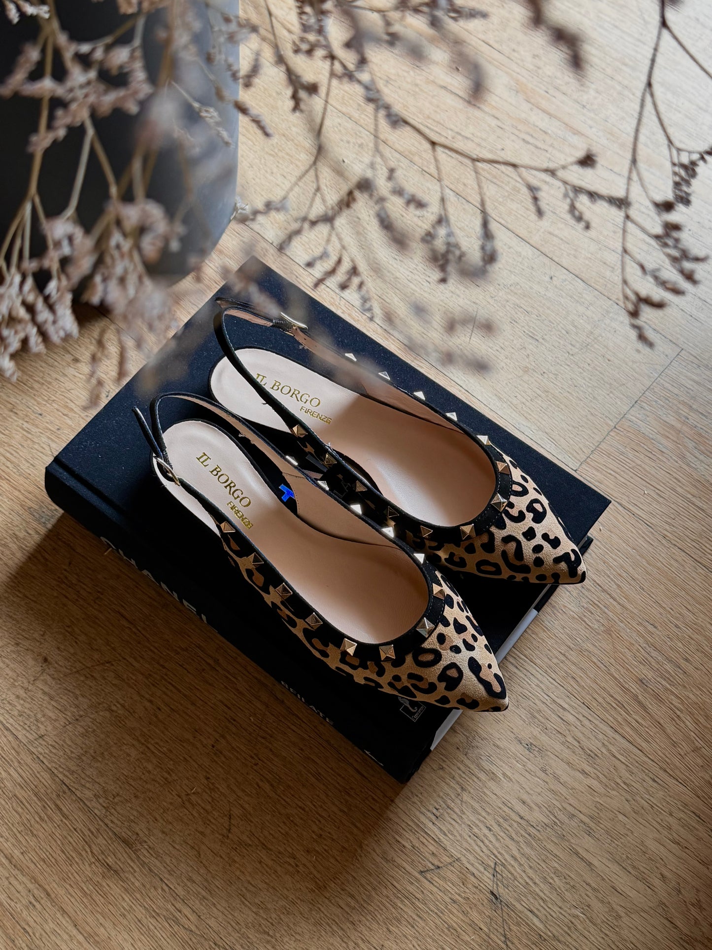 Slingback animalier