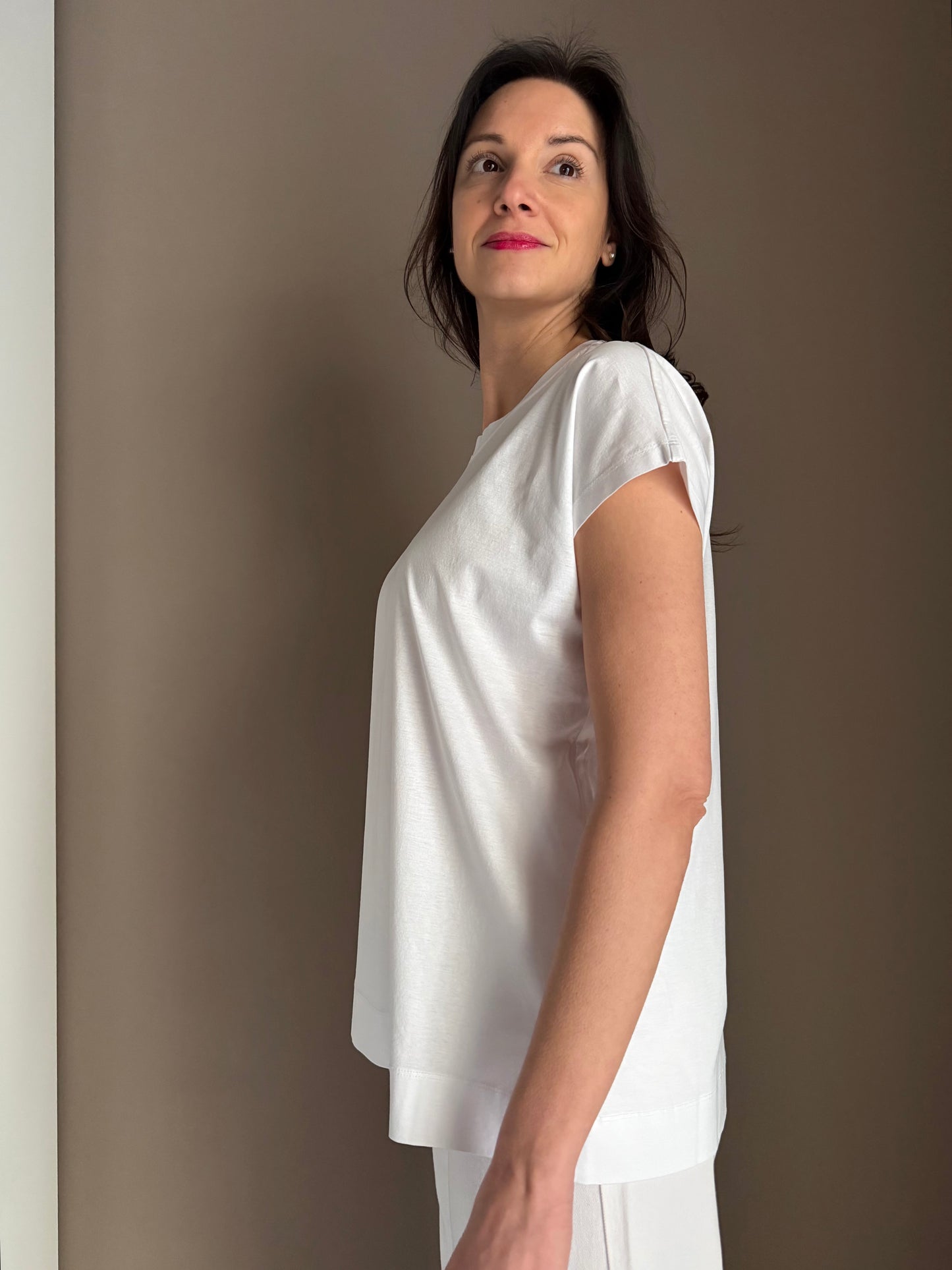 T-shirt in cotone dal taglio relaxed