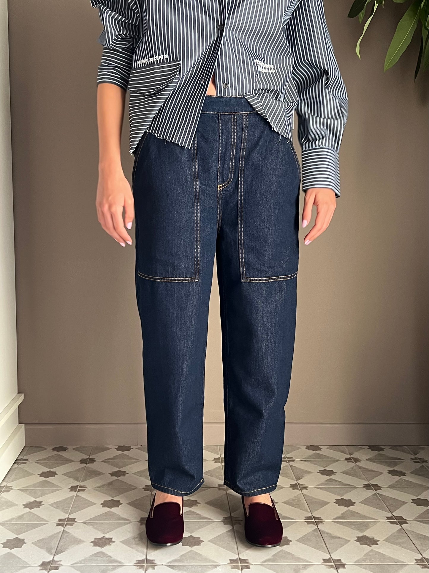 Pantalone denim Alessia Santi