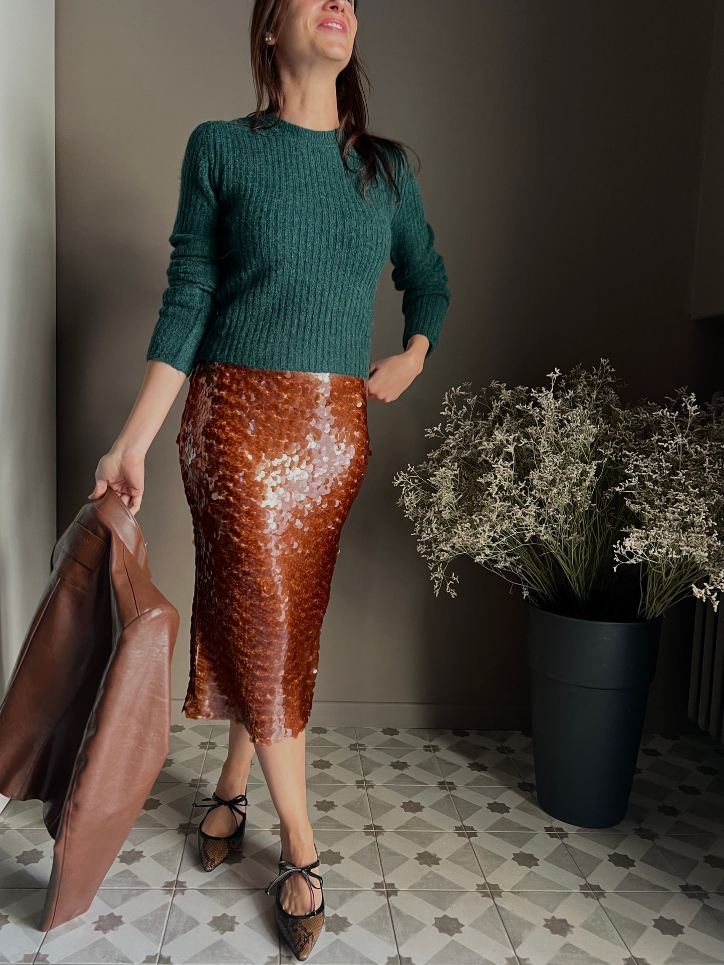 Gonna tubino paillettes Patrizia Pepe