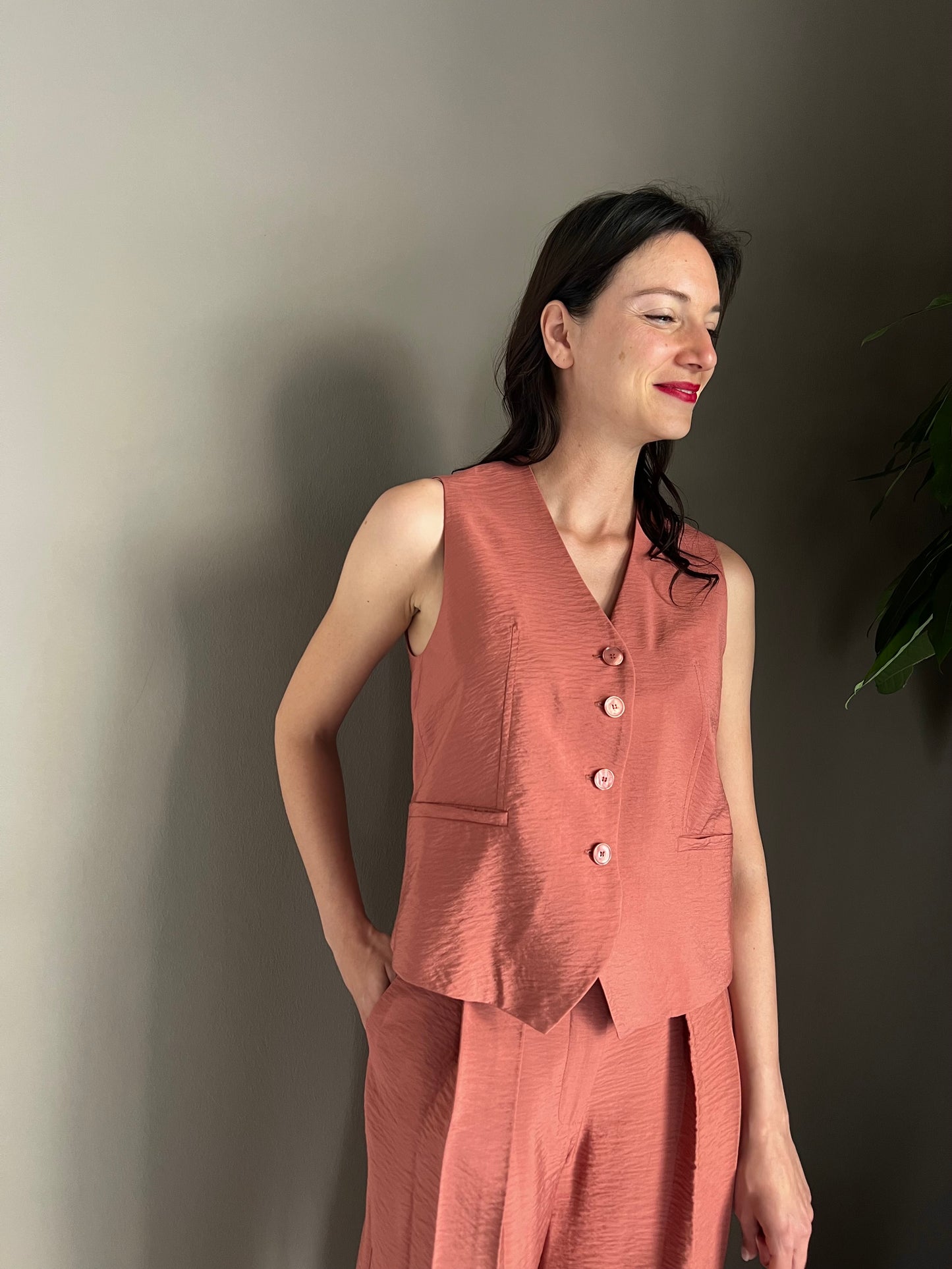 Gilet in viscosa