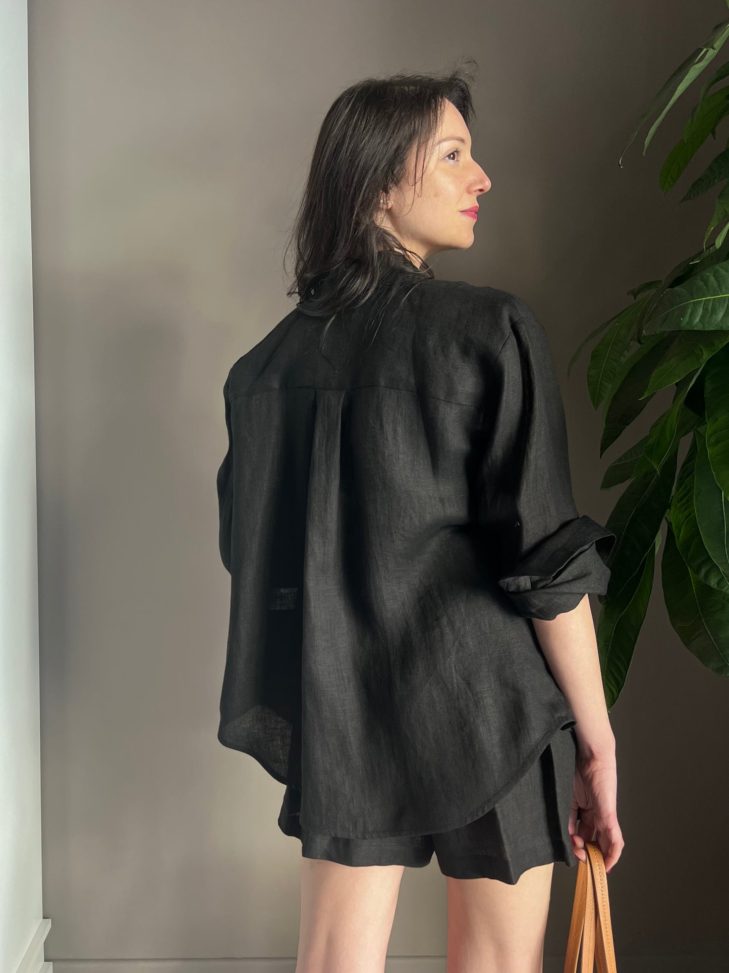 Camicia in lino linea maschile