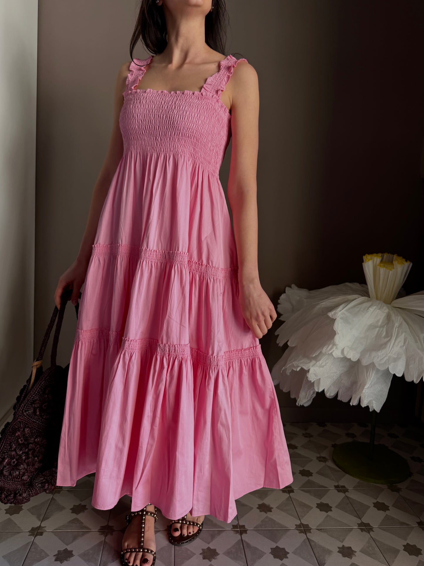 Vestito Lungo Sincer’re Paris – Pink