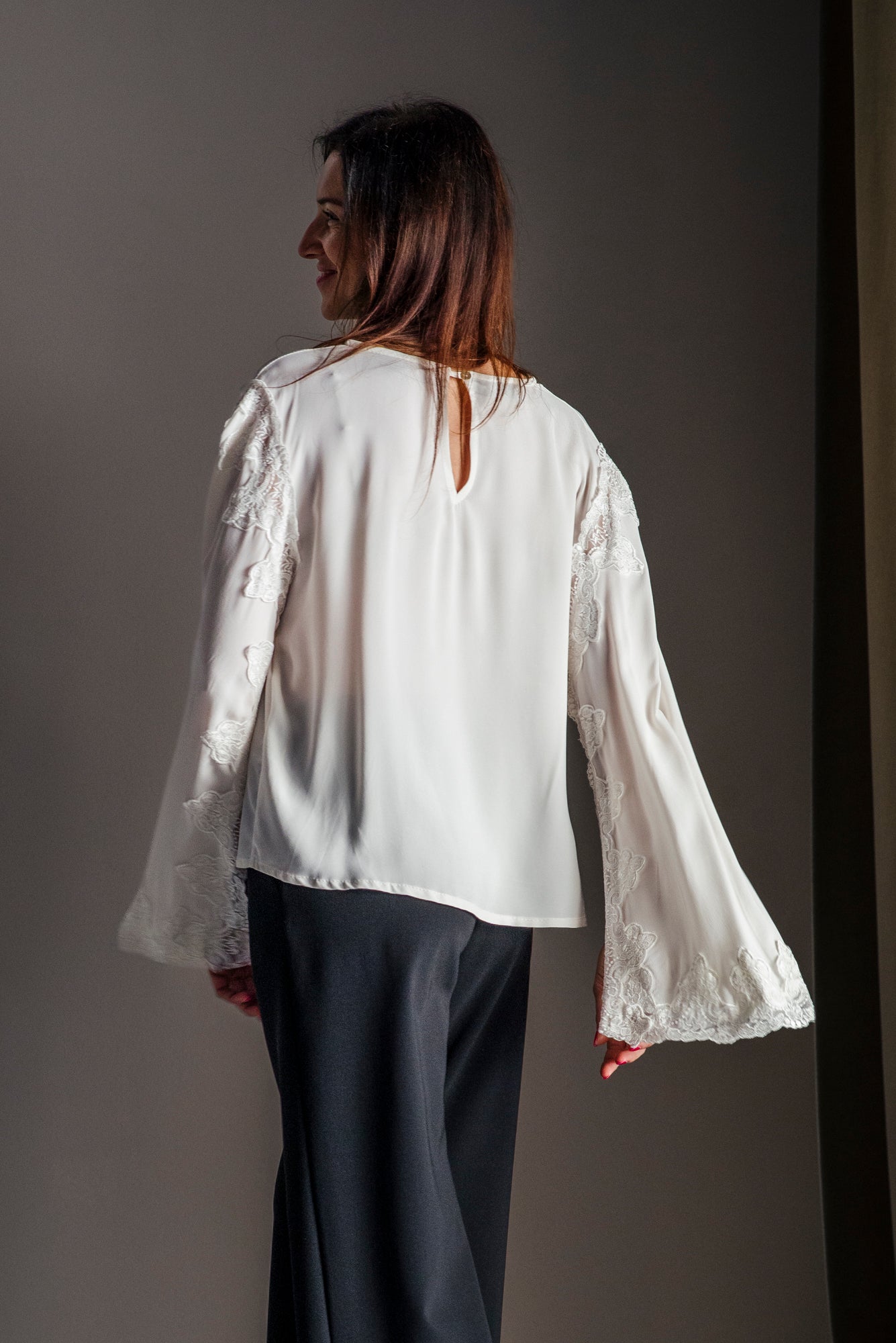 Blusa pizzo