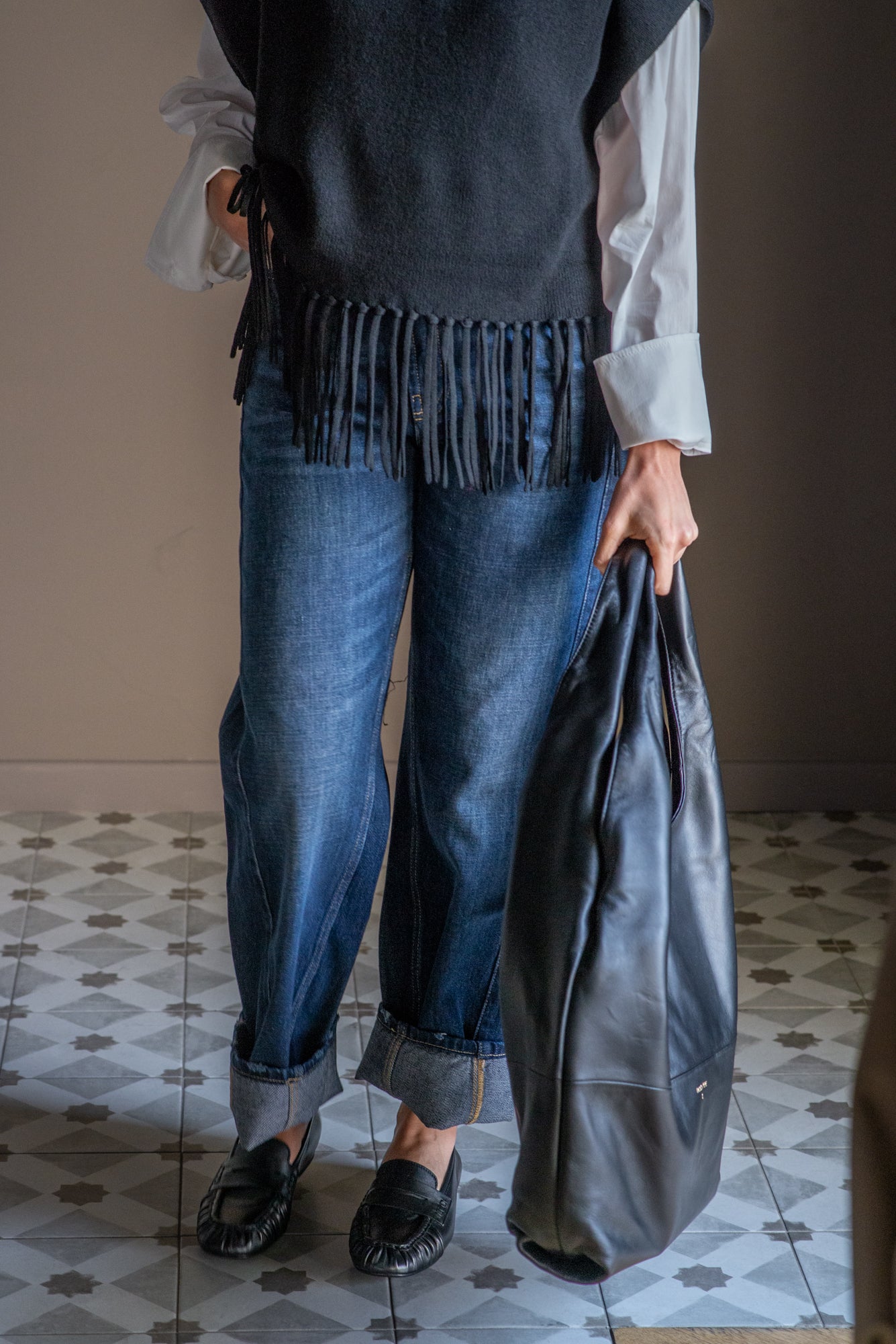 Borsa Hobo Patrizia Pepe nero