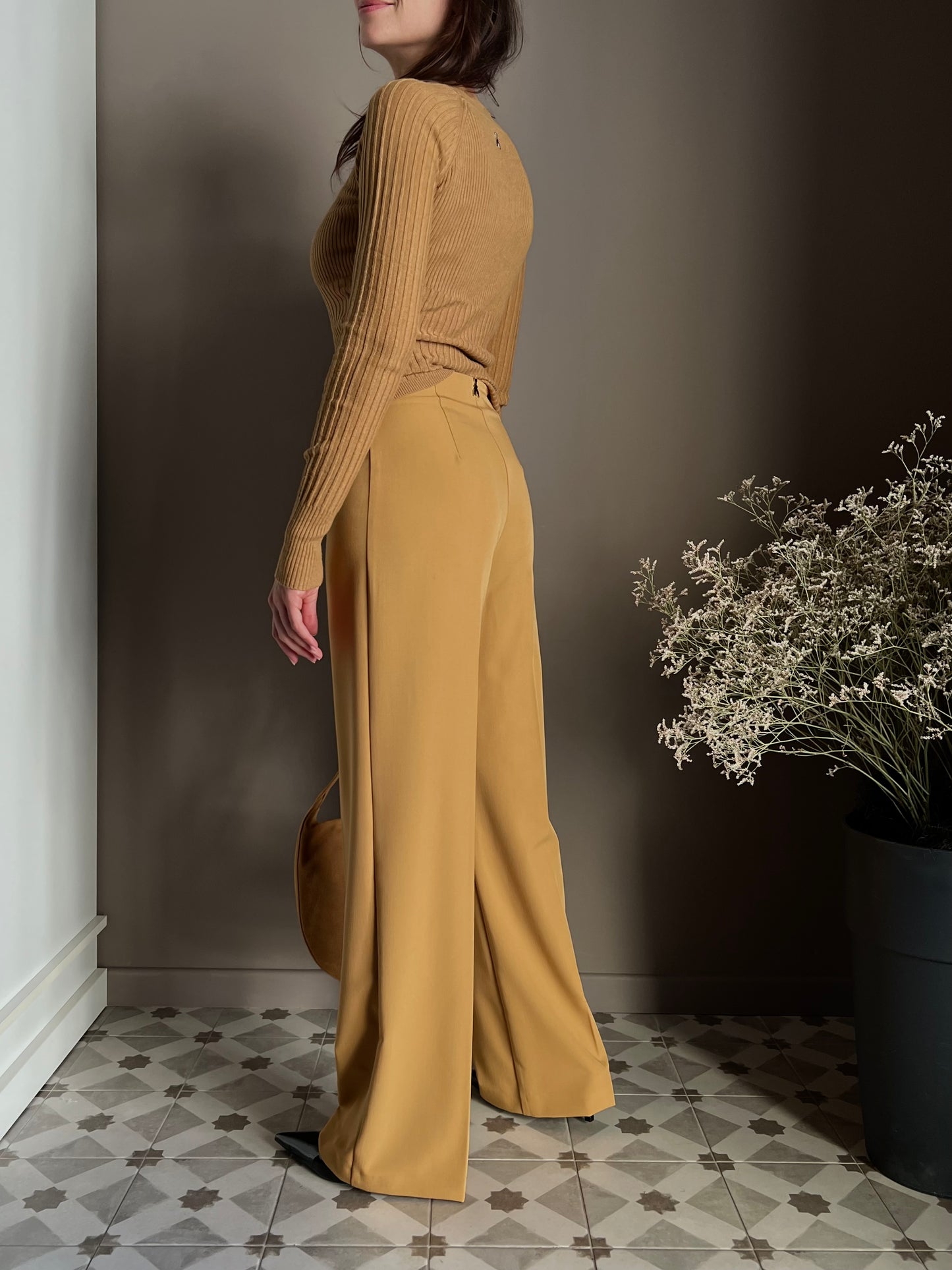 Pantalone fluido Urban beige
