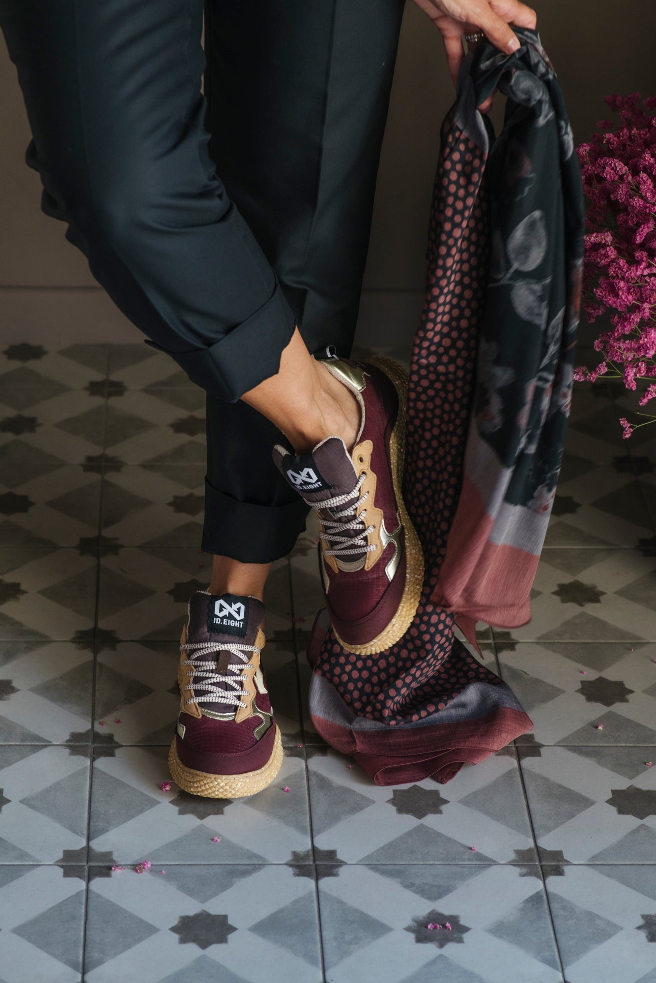 Sneakers ID.Eight Hana Merlot