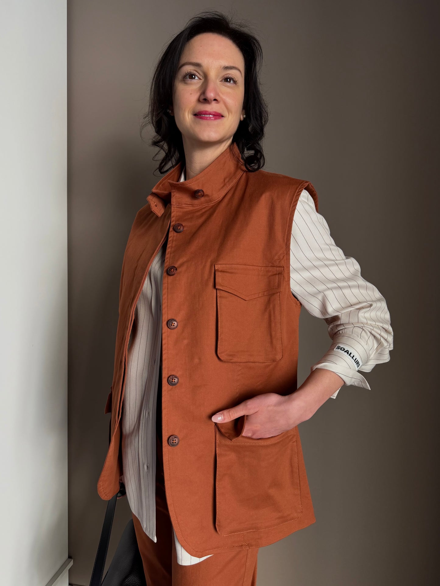 Gilet SoAllure – Tobacco
