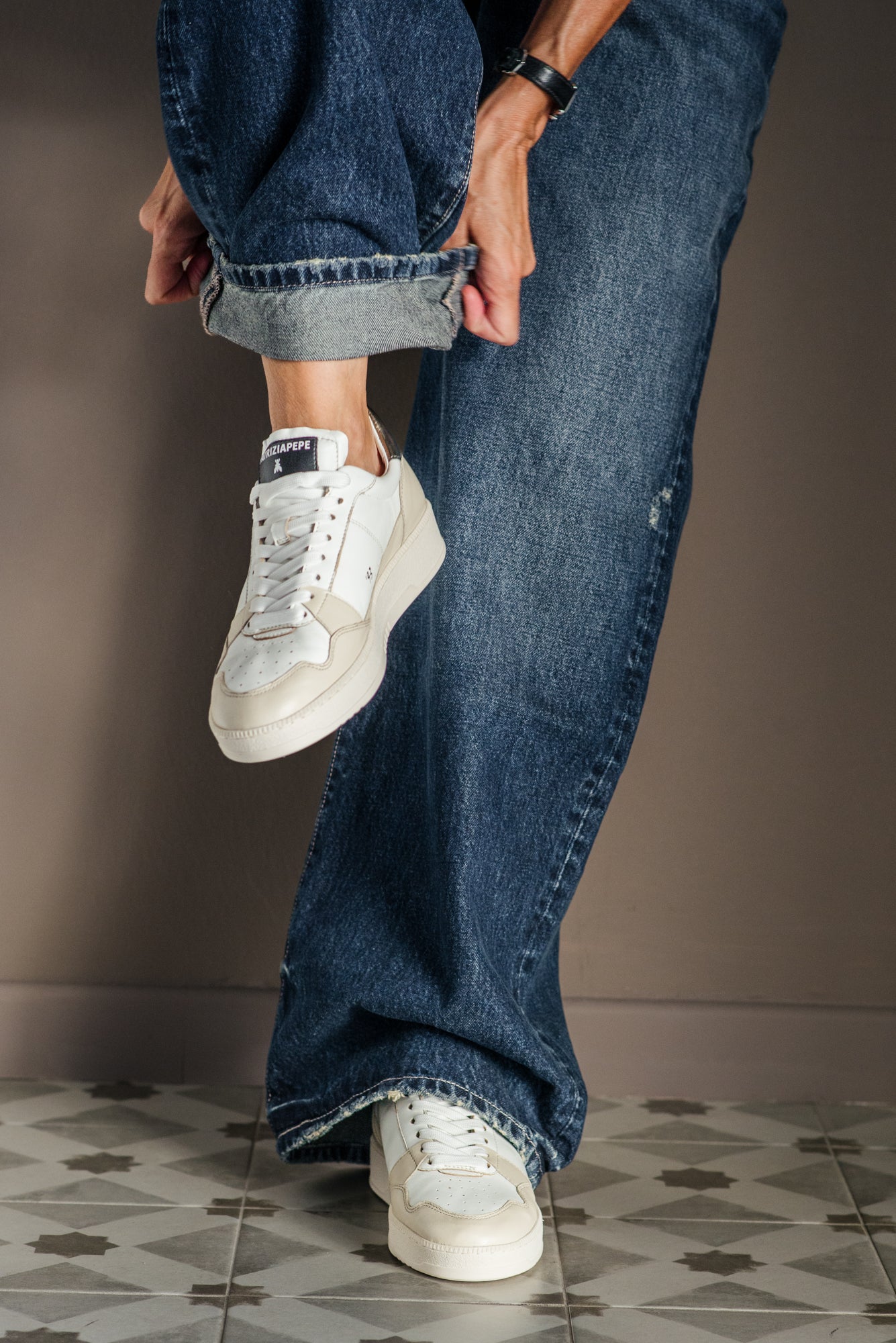 Sneakers in pelle Patrizia Pepe