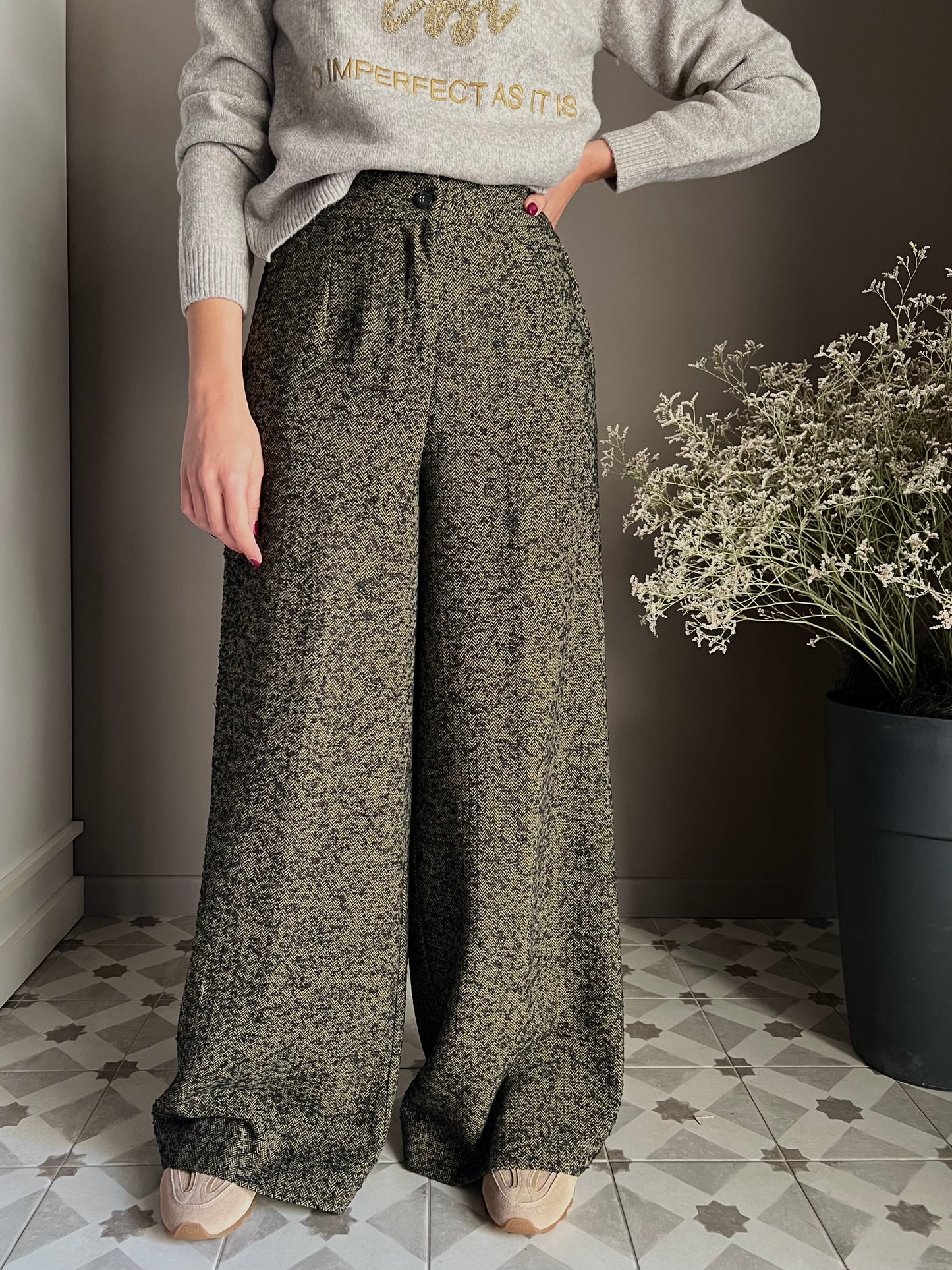 Pantalone palazzo fil-à-fil Alessia Santi