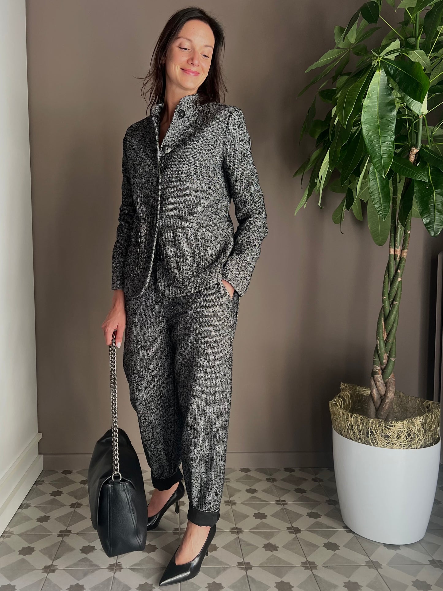 Pantaloni in tweed Alessia Santi