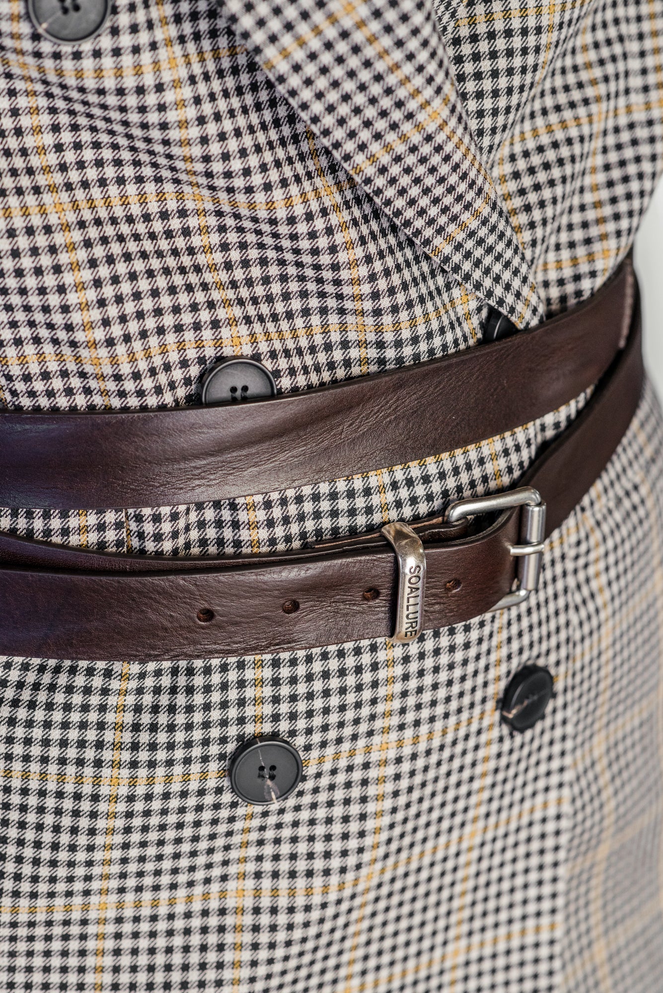 Cintura a doppio giro in pelle So Allure
