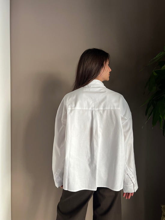 Camicia in cotone Noumeno Concept bianca
