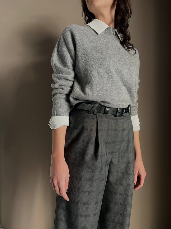 Pantalone a palazzo Ceck antracite