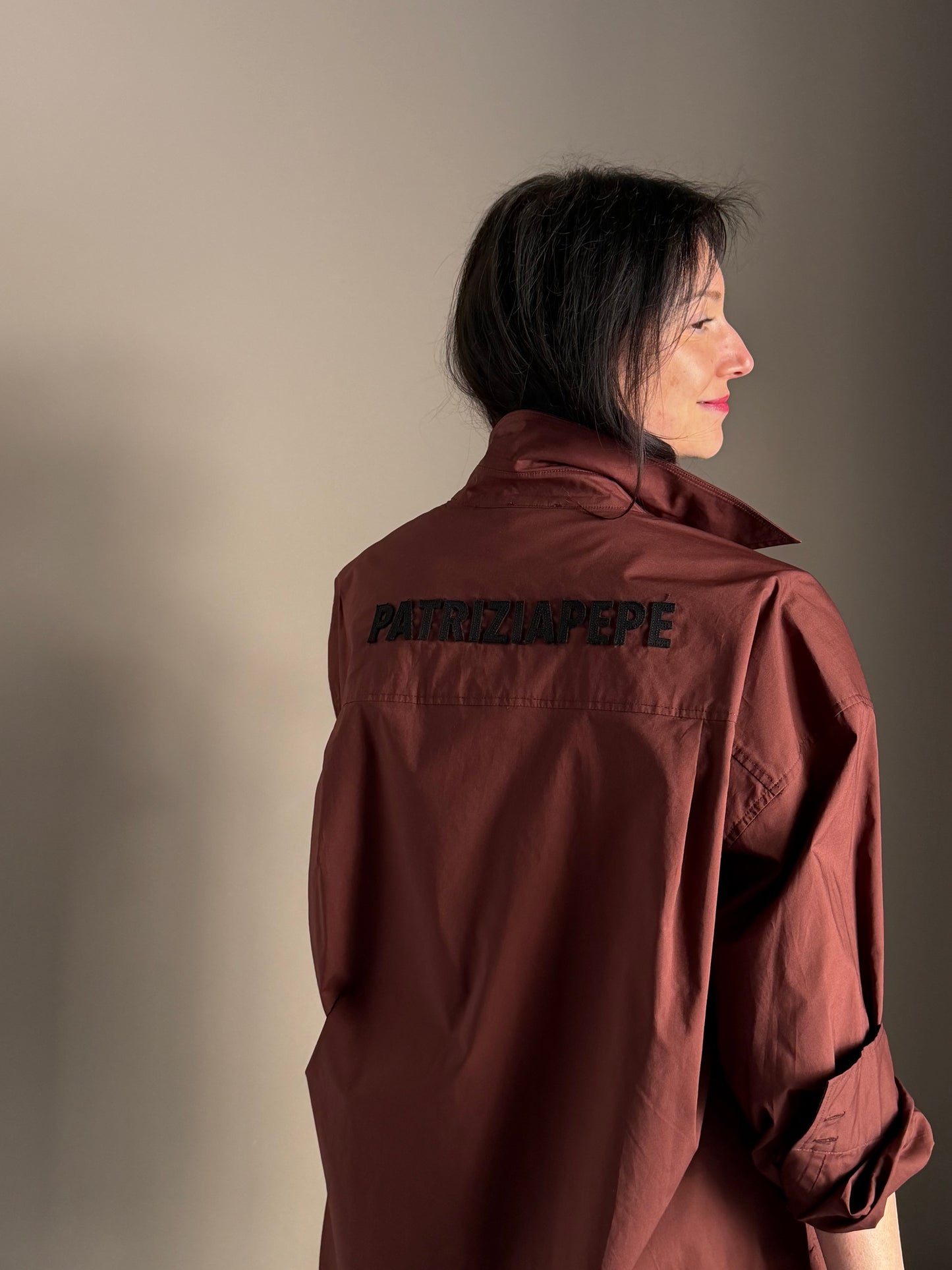 Camicia Oversize Patrizia Pepe – Marrone
